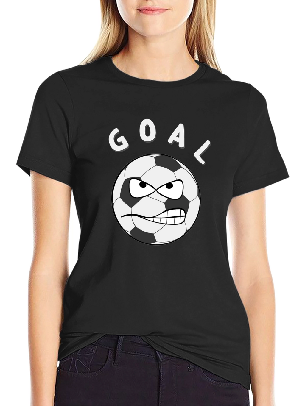Goal Soccer Ball Graphic T-Shirt