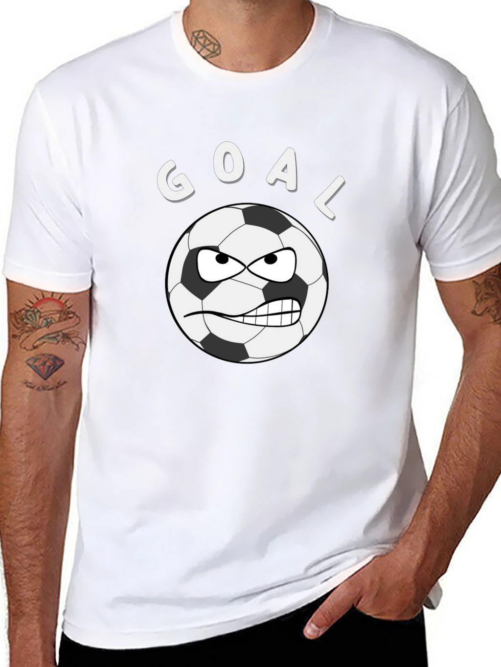 Goal Soccer Ball Graphic T-Shirt