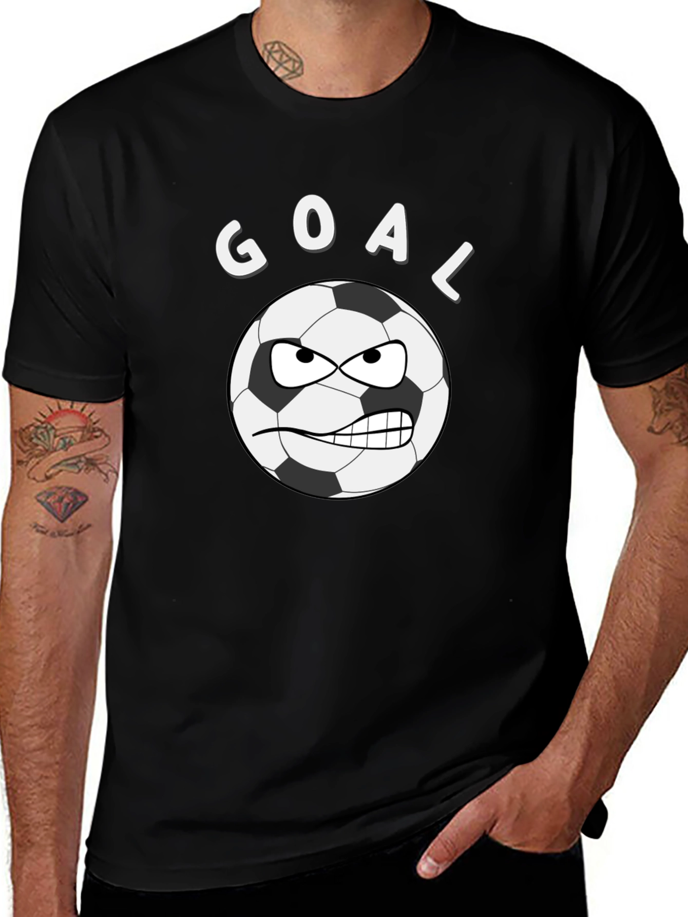 Goal Soccer Ball Graphic T-Shirt