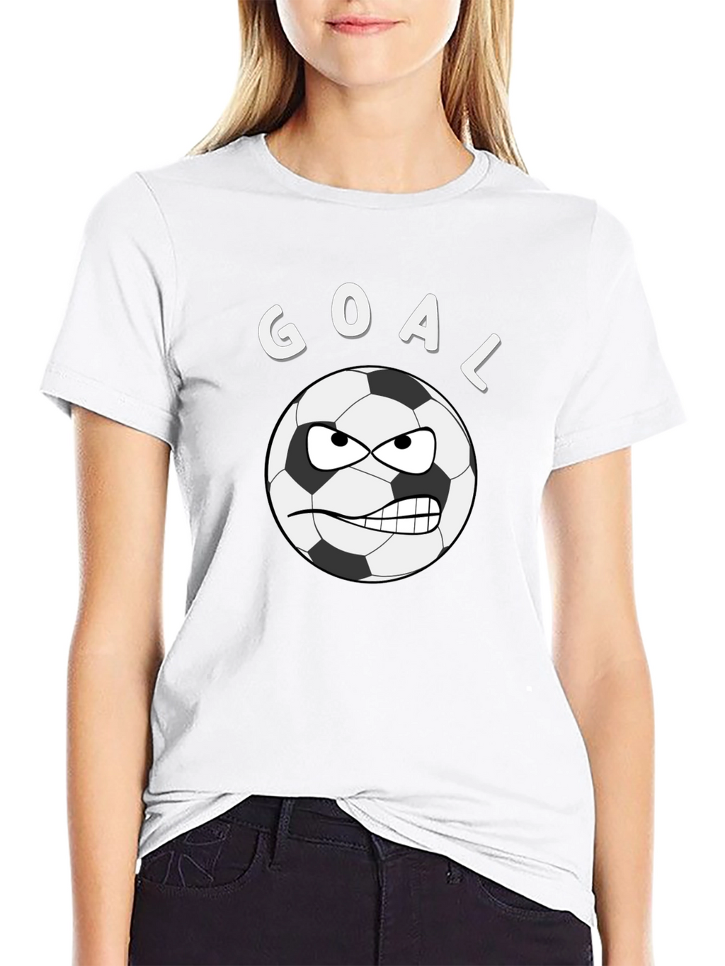Goal Soccer Ball Graphic T-Shirt