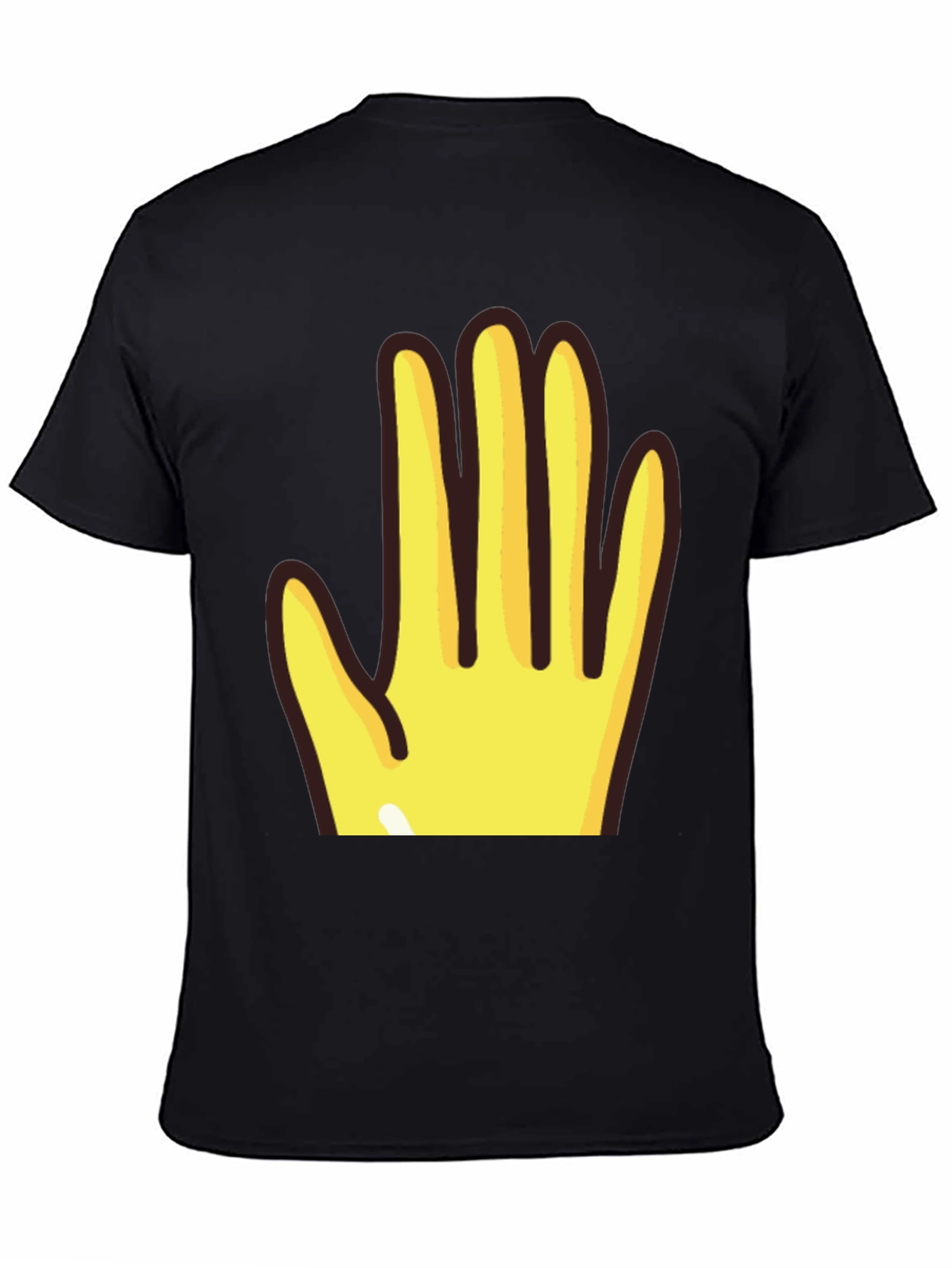 Emoji Hand Black T-Shirt