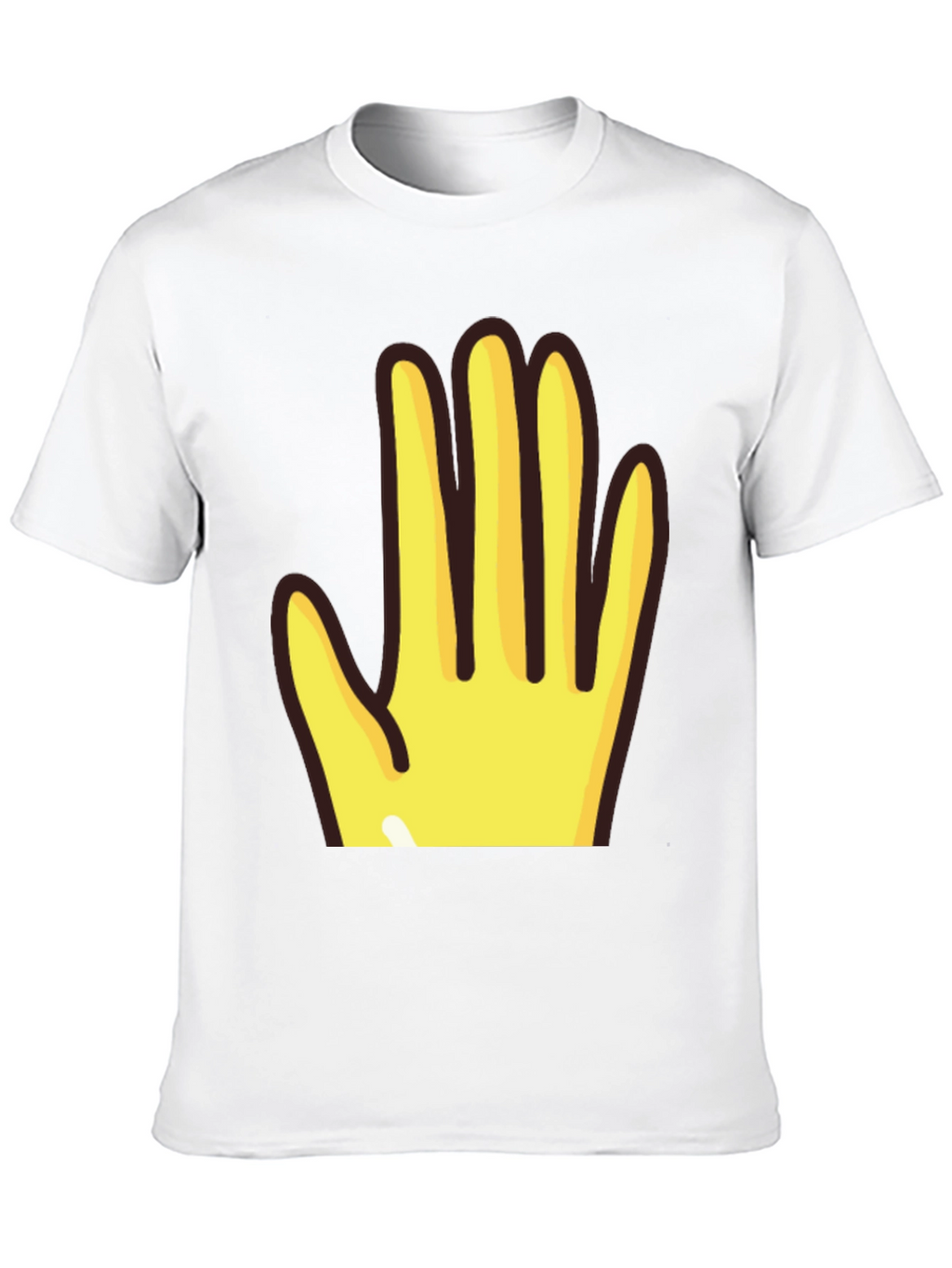 Emoji Hand Black T-Shirt