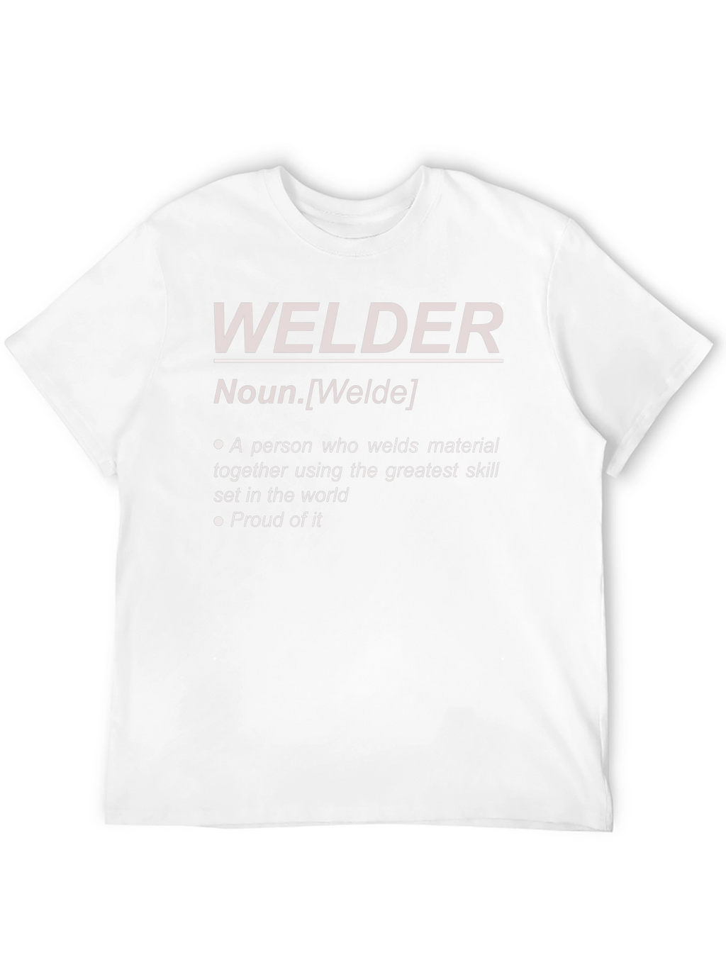 Welder Definition Graphic Tee - Black Cotton Blend