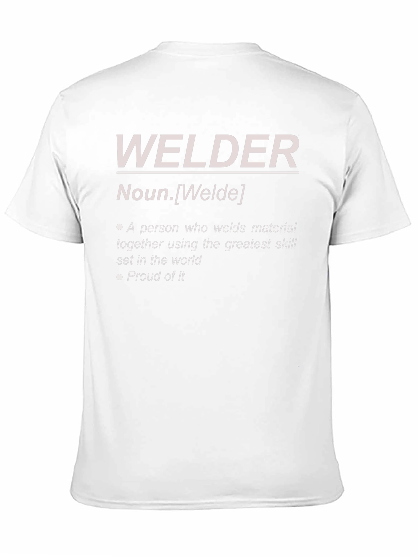 Welder Definition Graphic Tee - Black Cotton Blend
