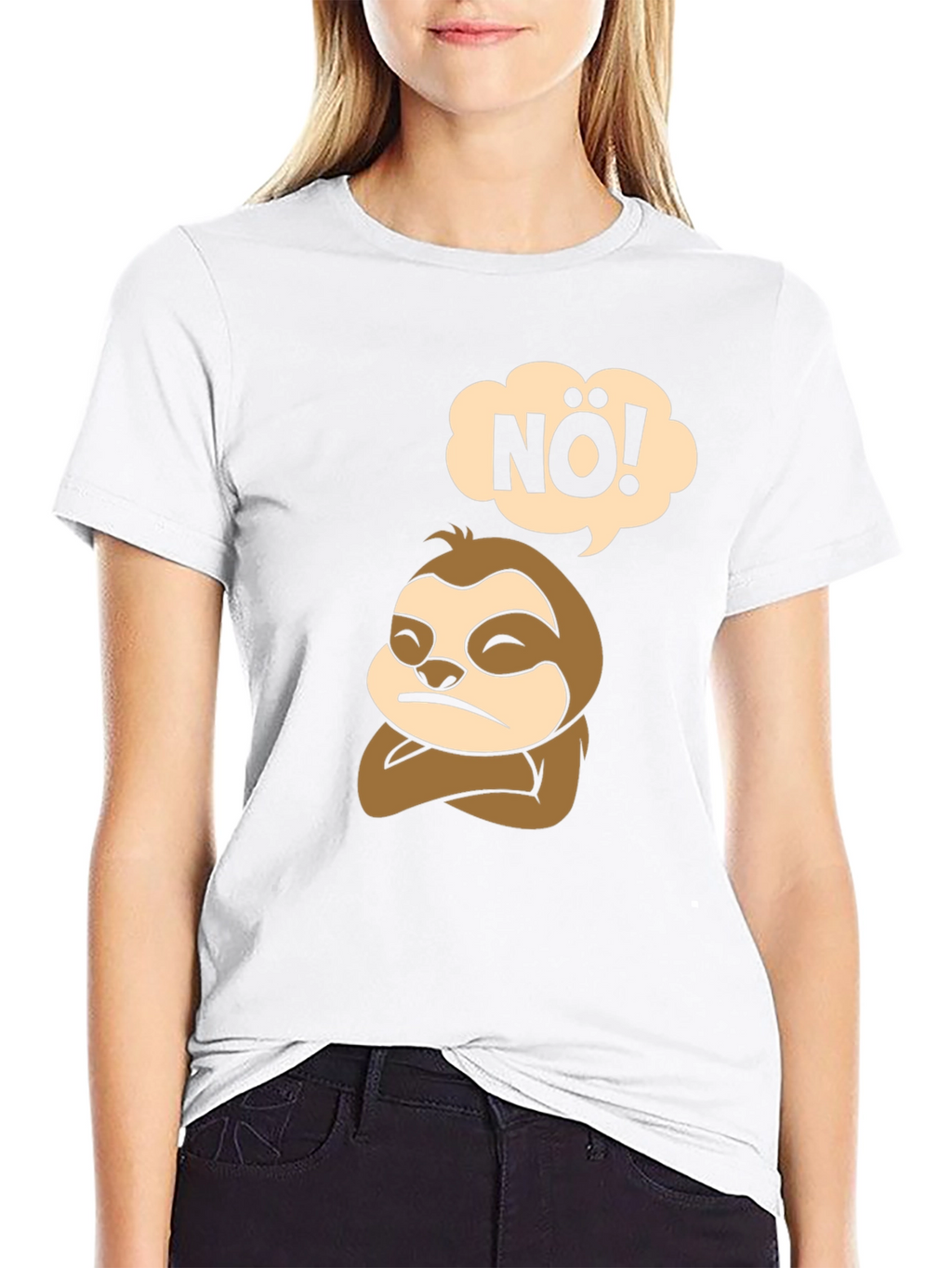 Funny Sloth NÖ! T-Shirt