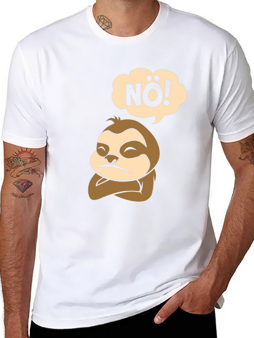 Funny Sloth NÖ! T-Shirt
