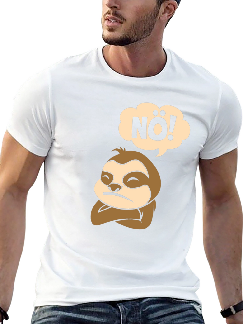 Funny Sloth NÖ! T-Shirt