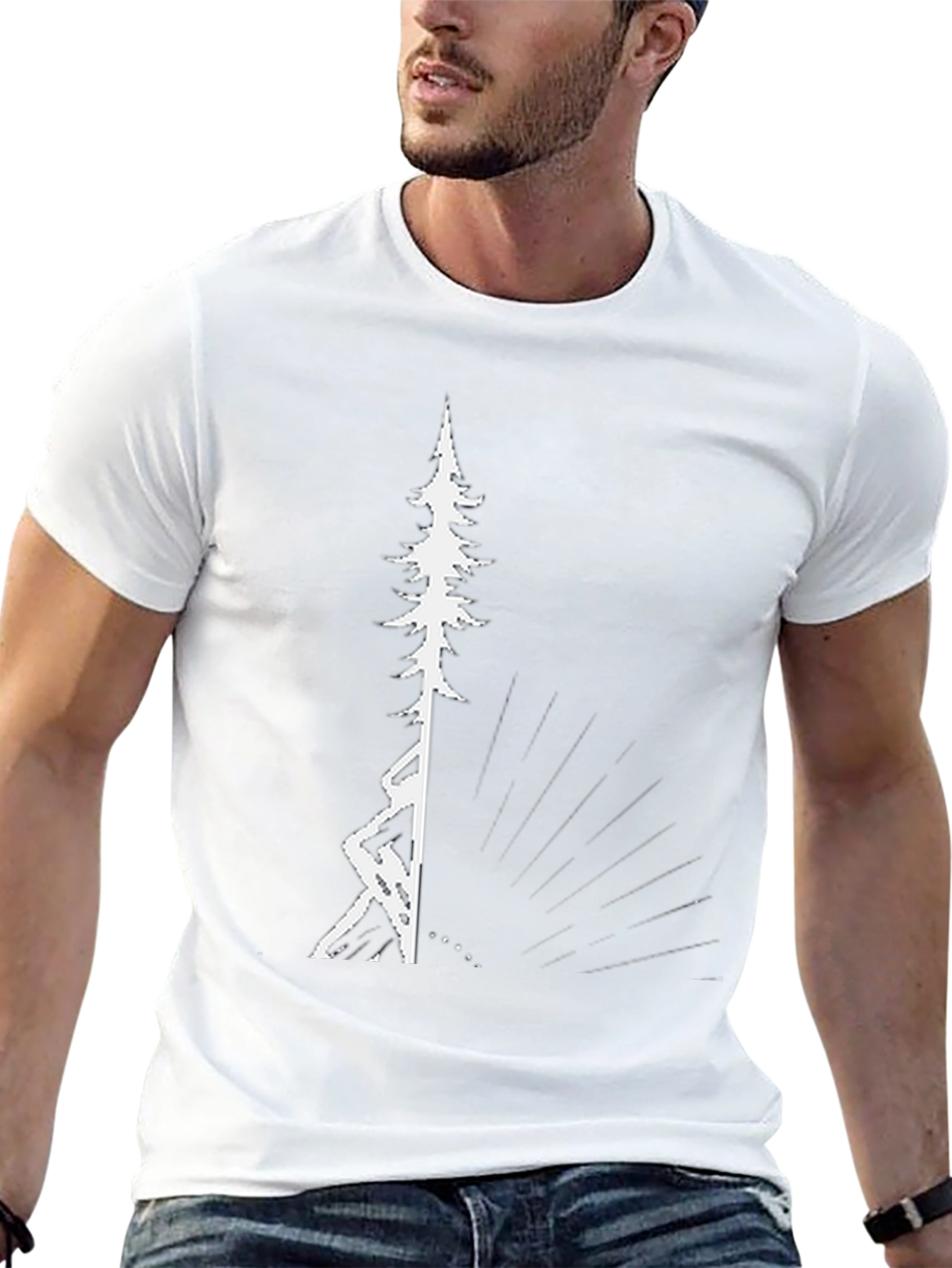 Black Tree Graphic Tee - Nature Inspired
