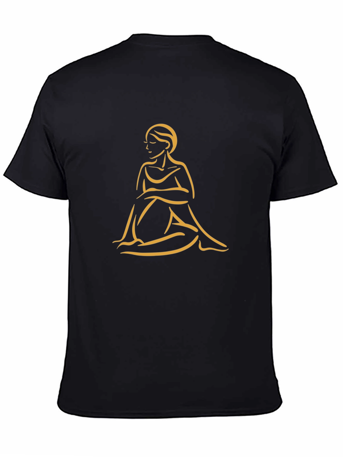 Elegant Woman Graphic Tee - Black
