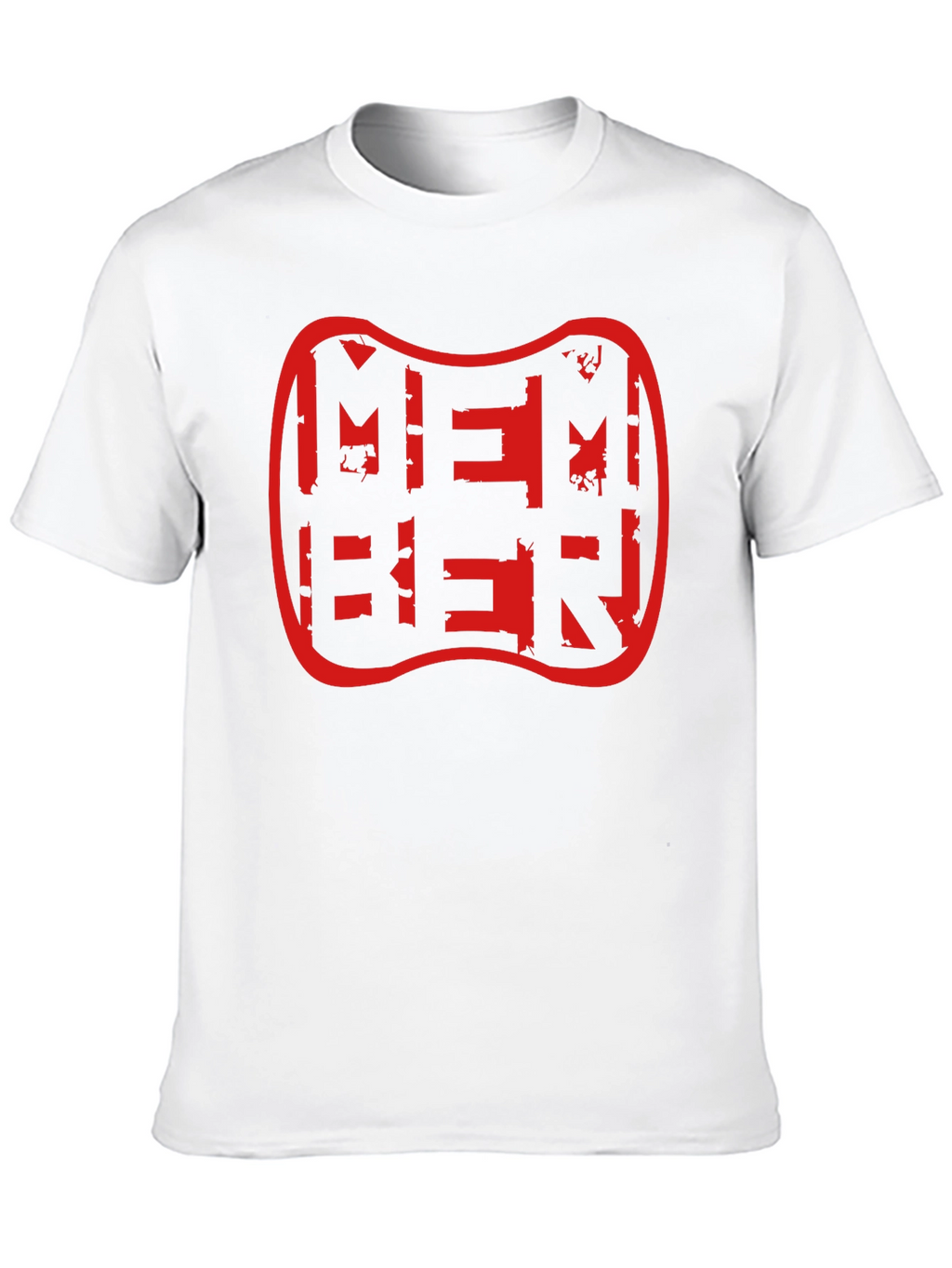 Member Distressed Graphic Tee - Black