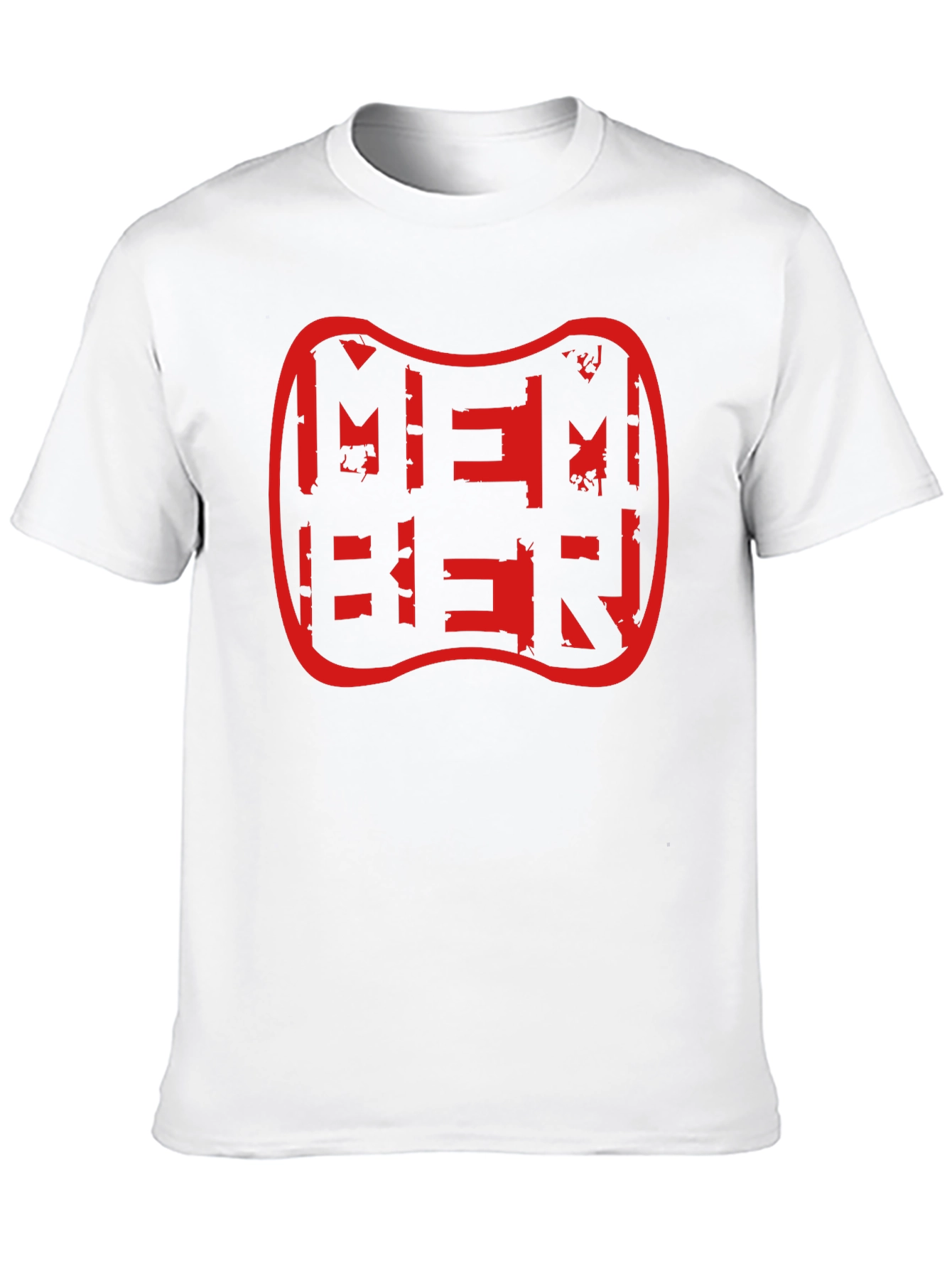 Member Distressed Graphic Tee - Black