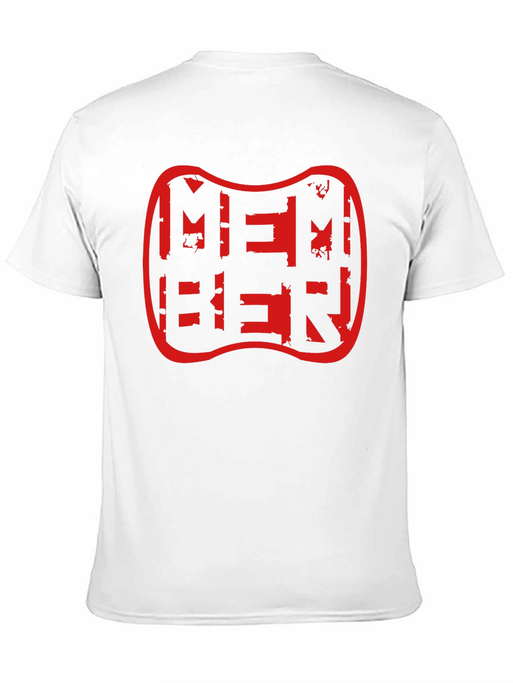 Member Distressed Graphic Tee - Black
