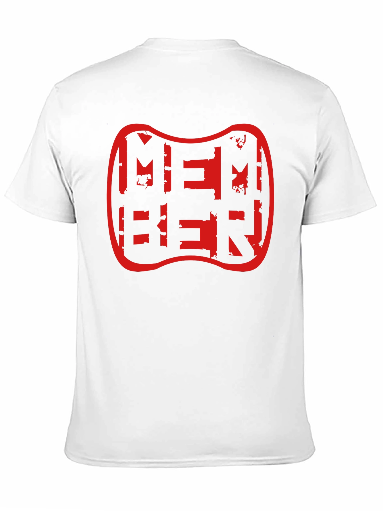 Member Distressed Graphic Tee - Black