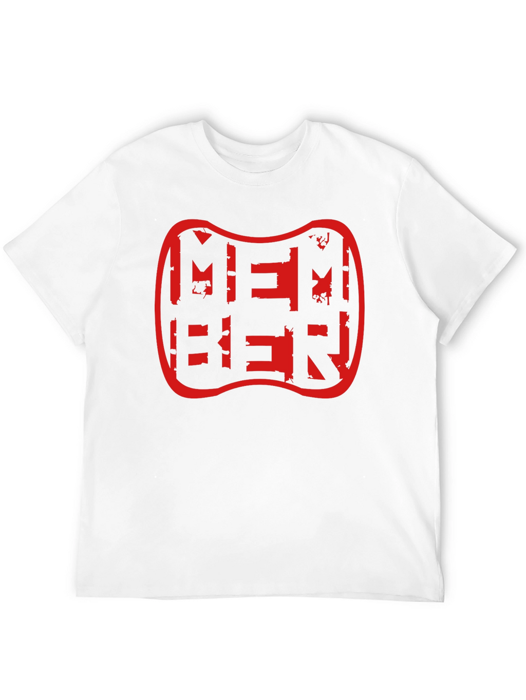 Member Distressed Graphic Tee - Black