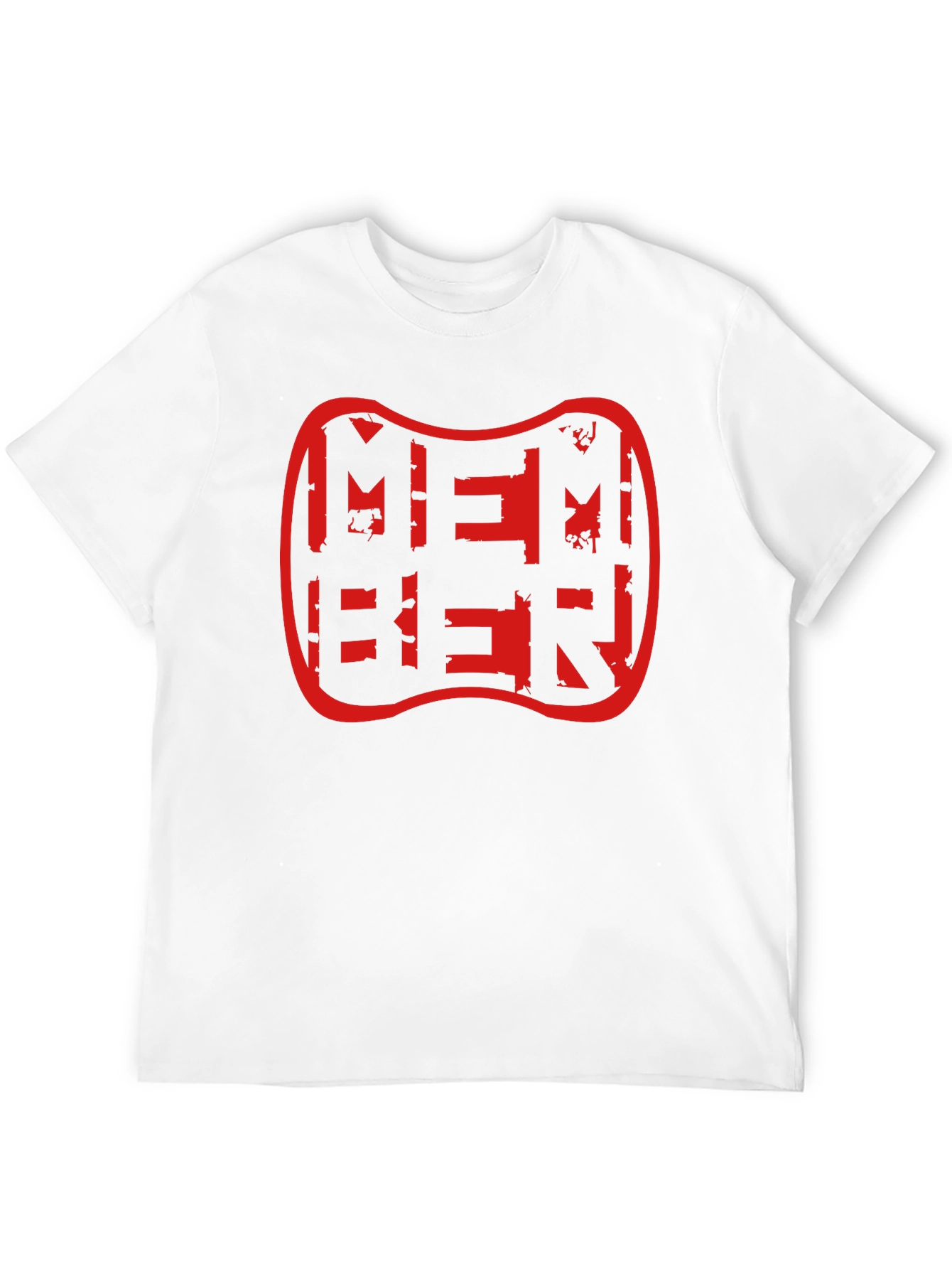 Member Distressed Graphic Tee - Black