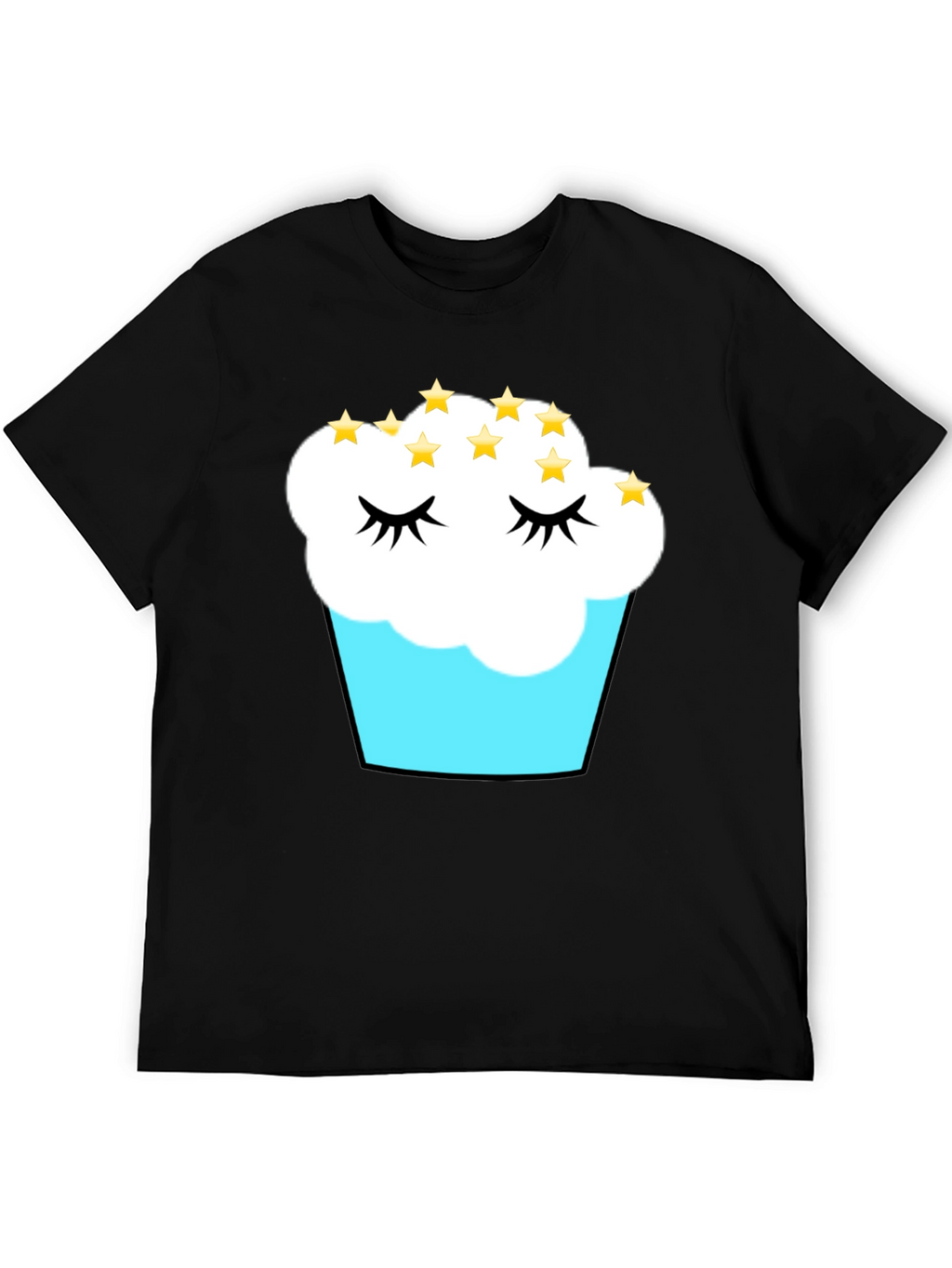Cupcake Dreams T-Shirt - Black Cotton Tee