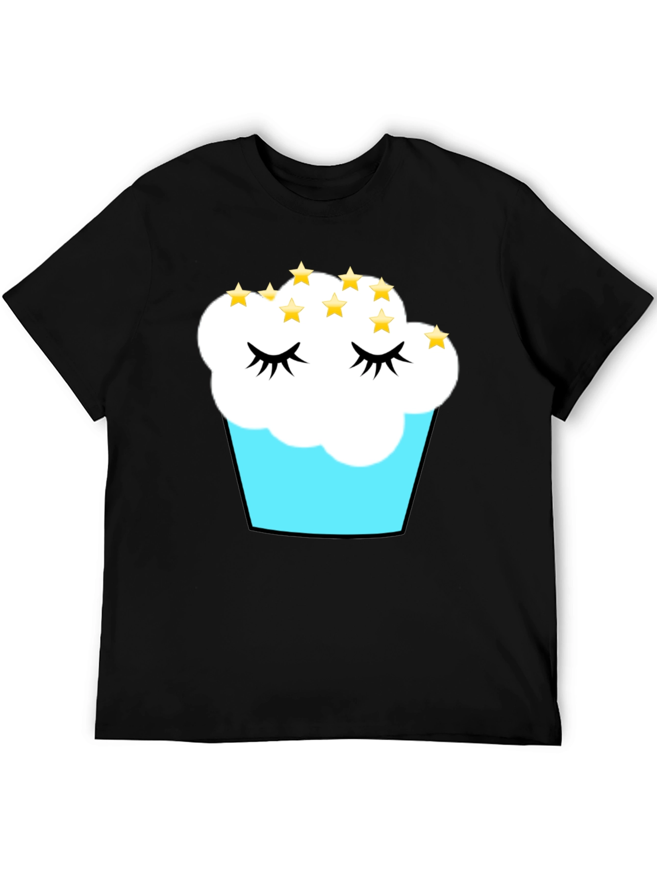 Cupcake Dreams T-Shirt - Black Cotton Tee