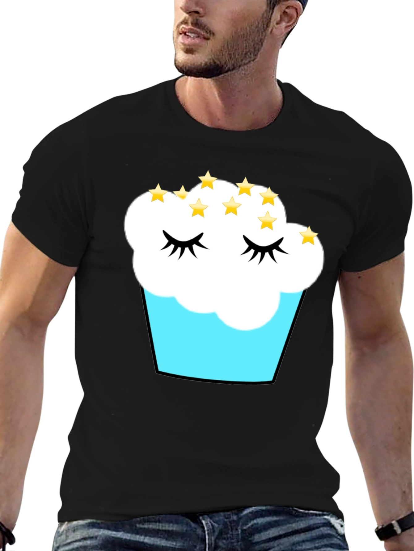 Cupcake Dreams T-Shirt - Black Cotton Tee
