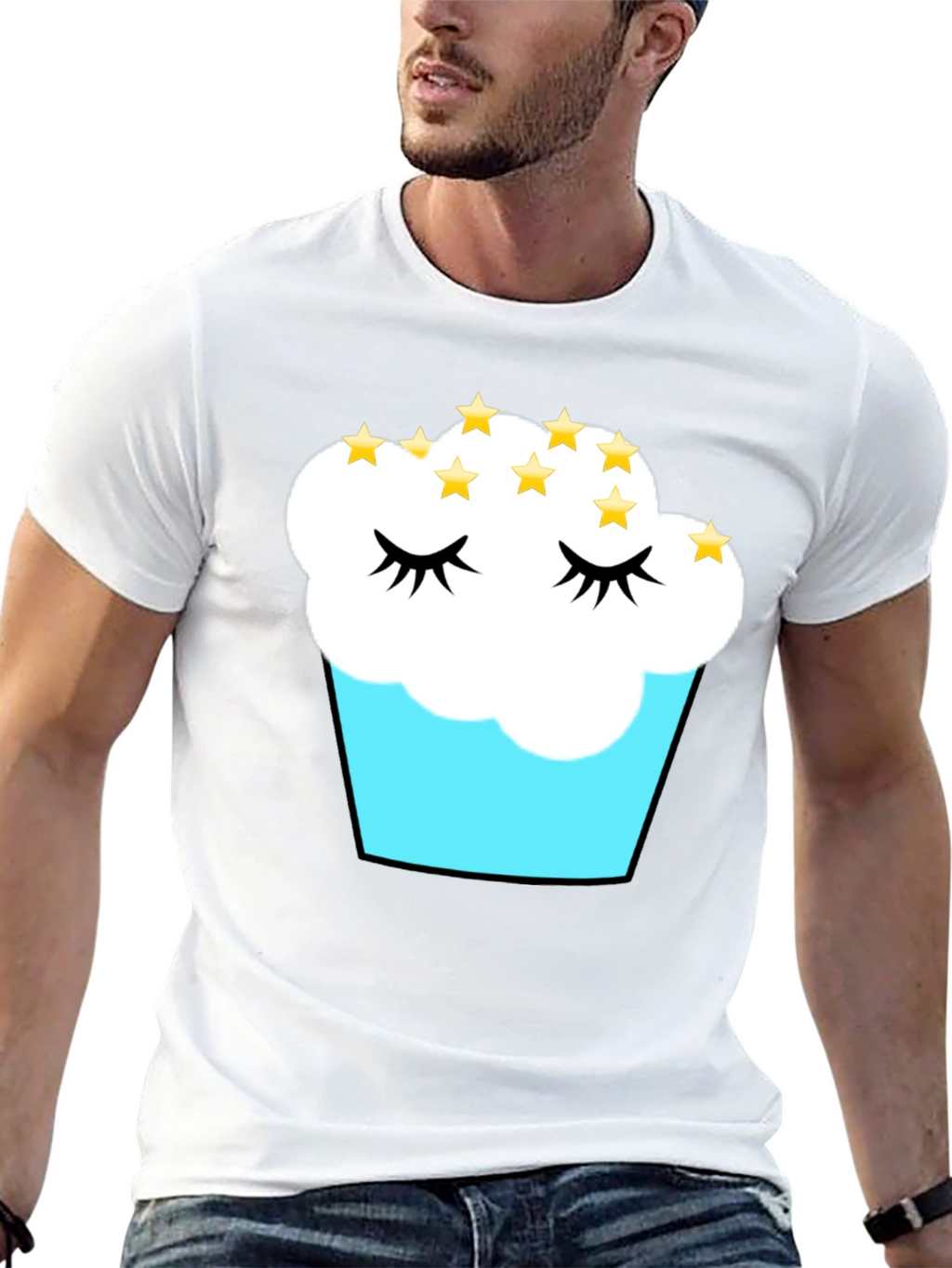 Cupcake Dreams T-Shirt - Black Cotton Tee