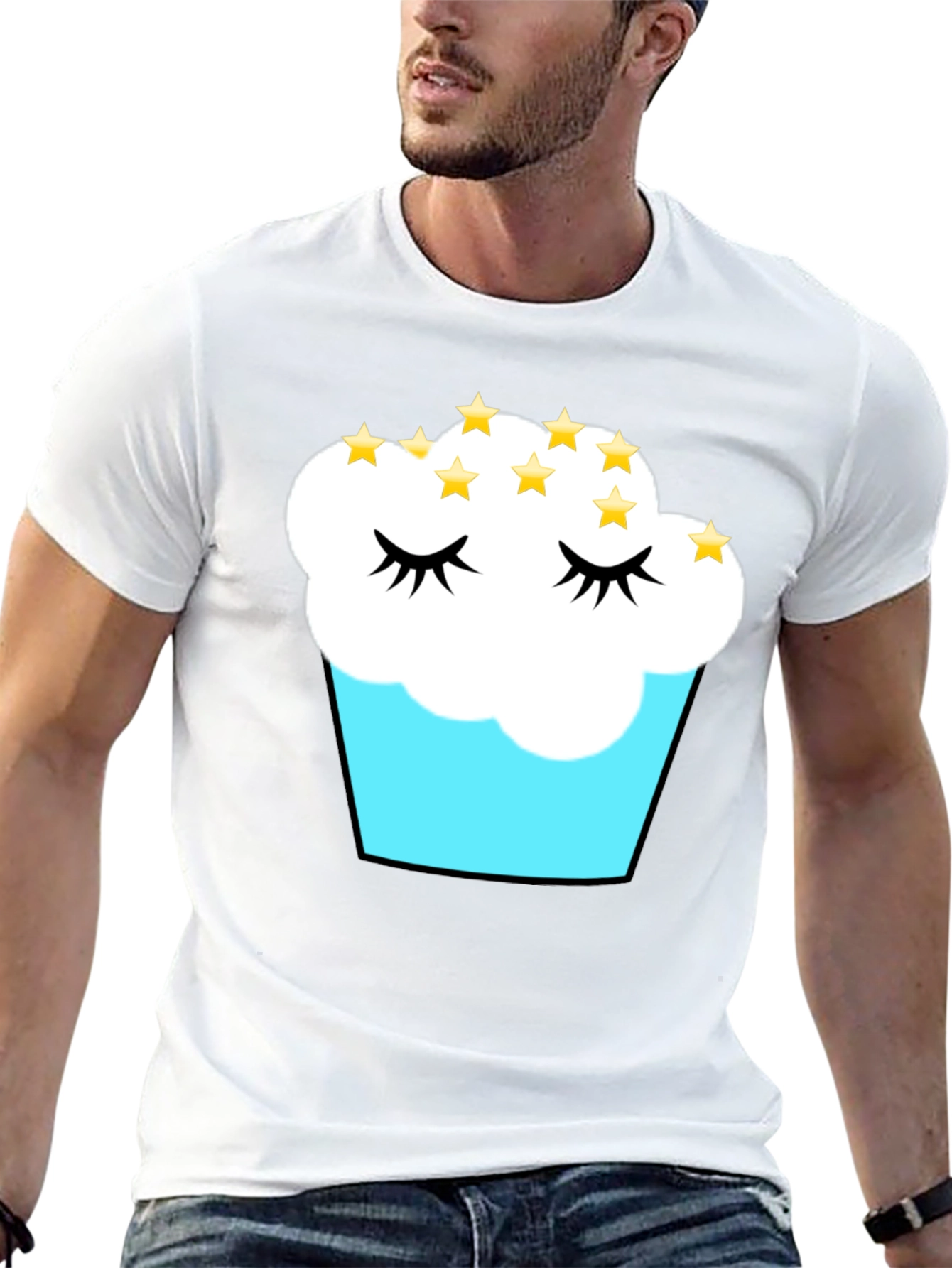 Cupcake Dreams T-Shirt - Black Cotton Tee