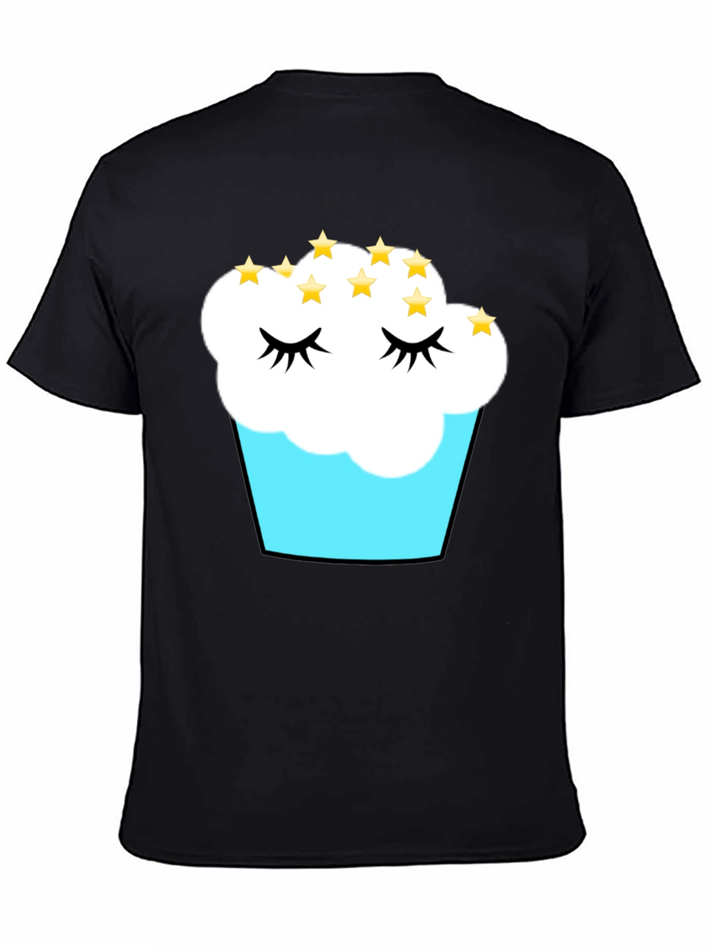 Cupcake Dreams T-Shirt - Black Cotton Tee