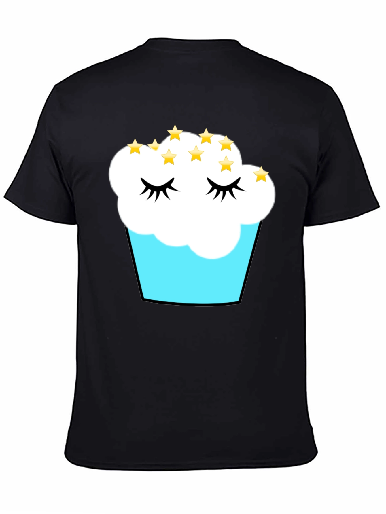 Cupcake Dreams T-Shirt - Black Cotton Tee