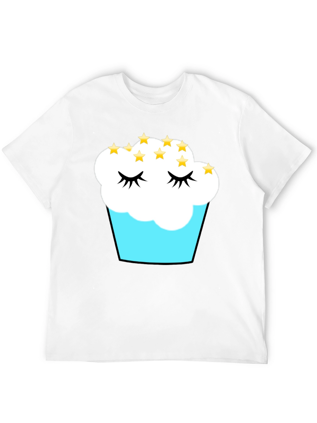Cupcake Dreams T-Shirt - Black Cotton Tee