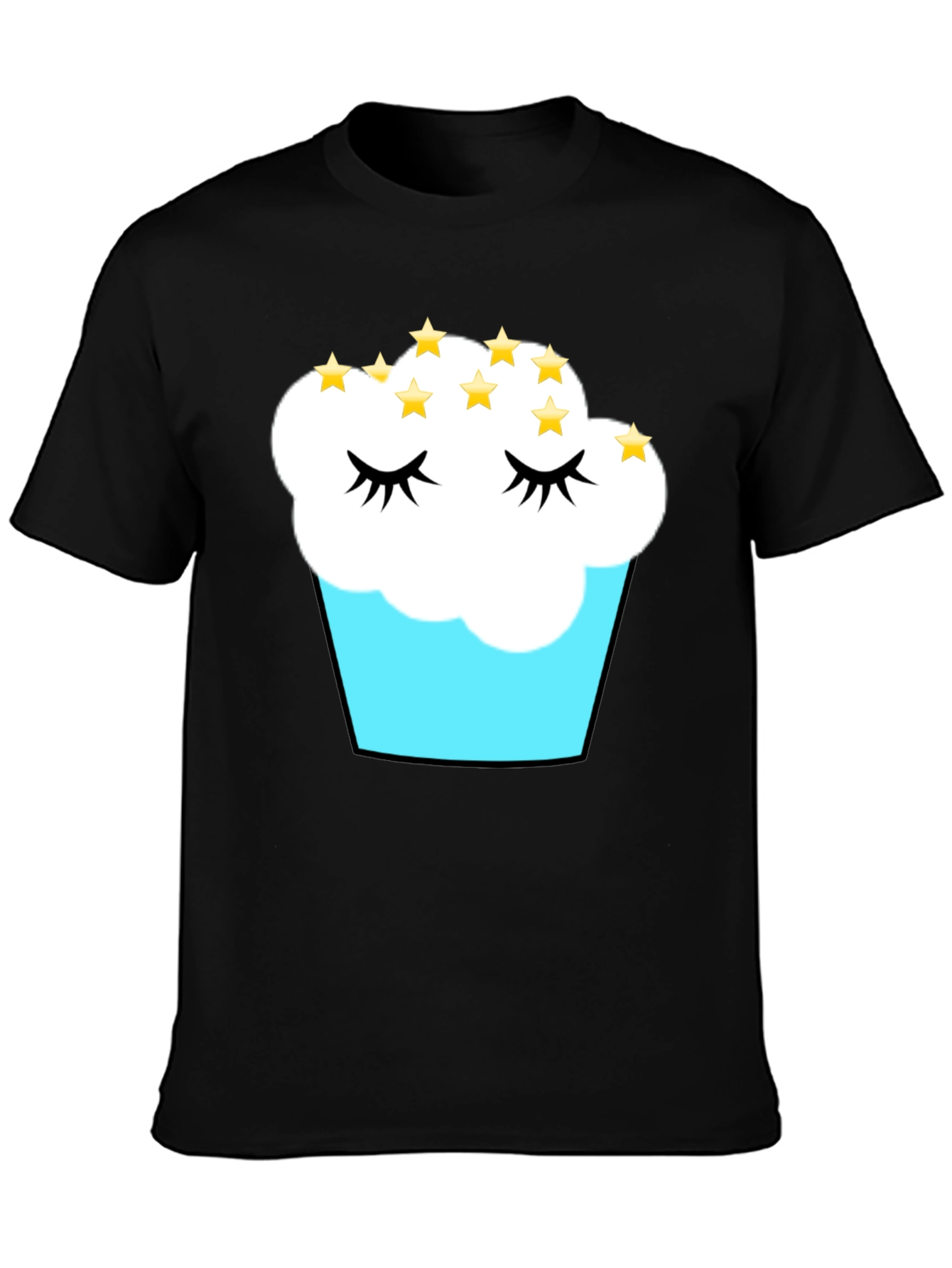 Cupcake Dreams T-Shirt - Black Cotton Tee
