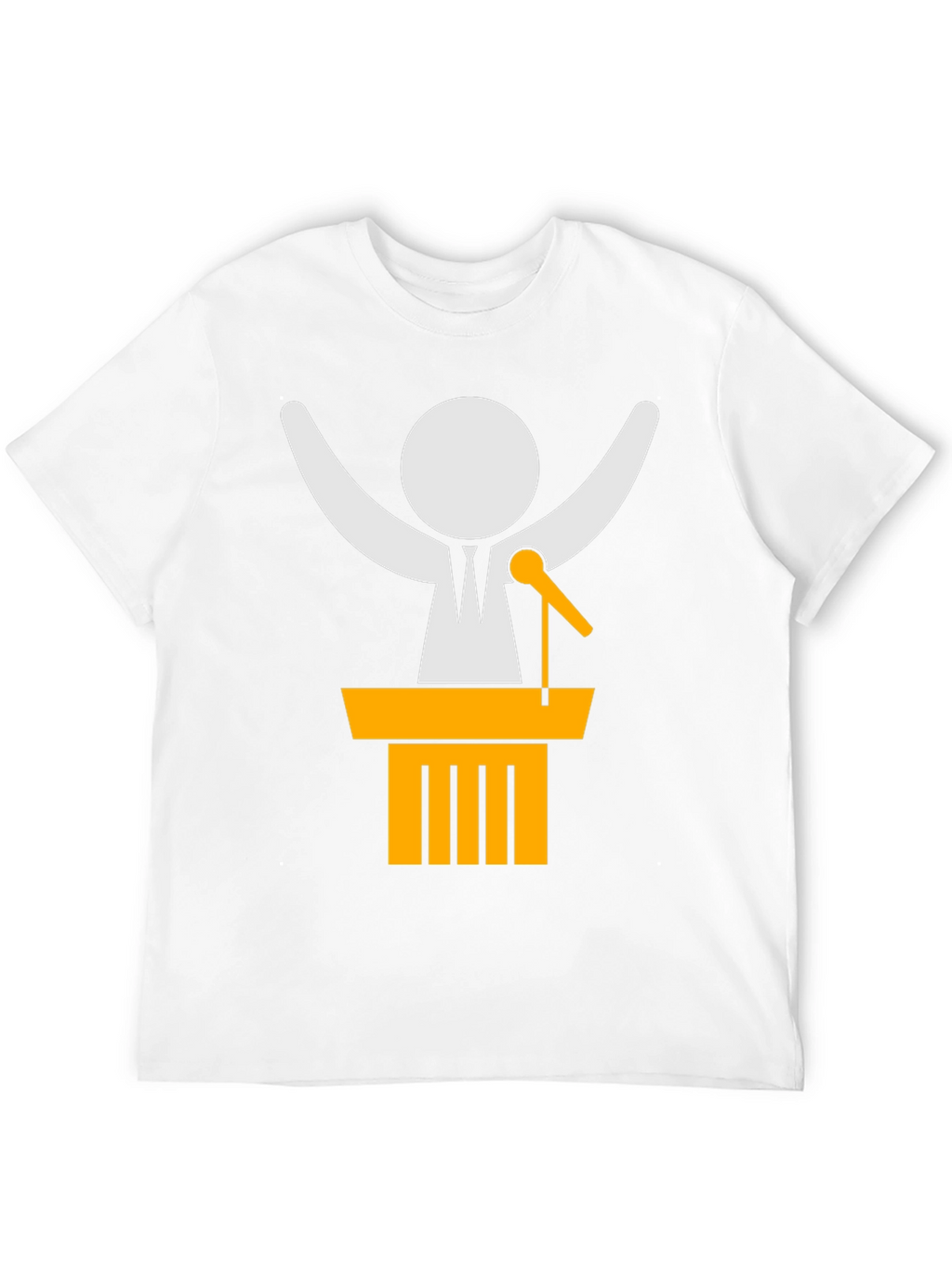 Speaker Icon Black T-Shirt
