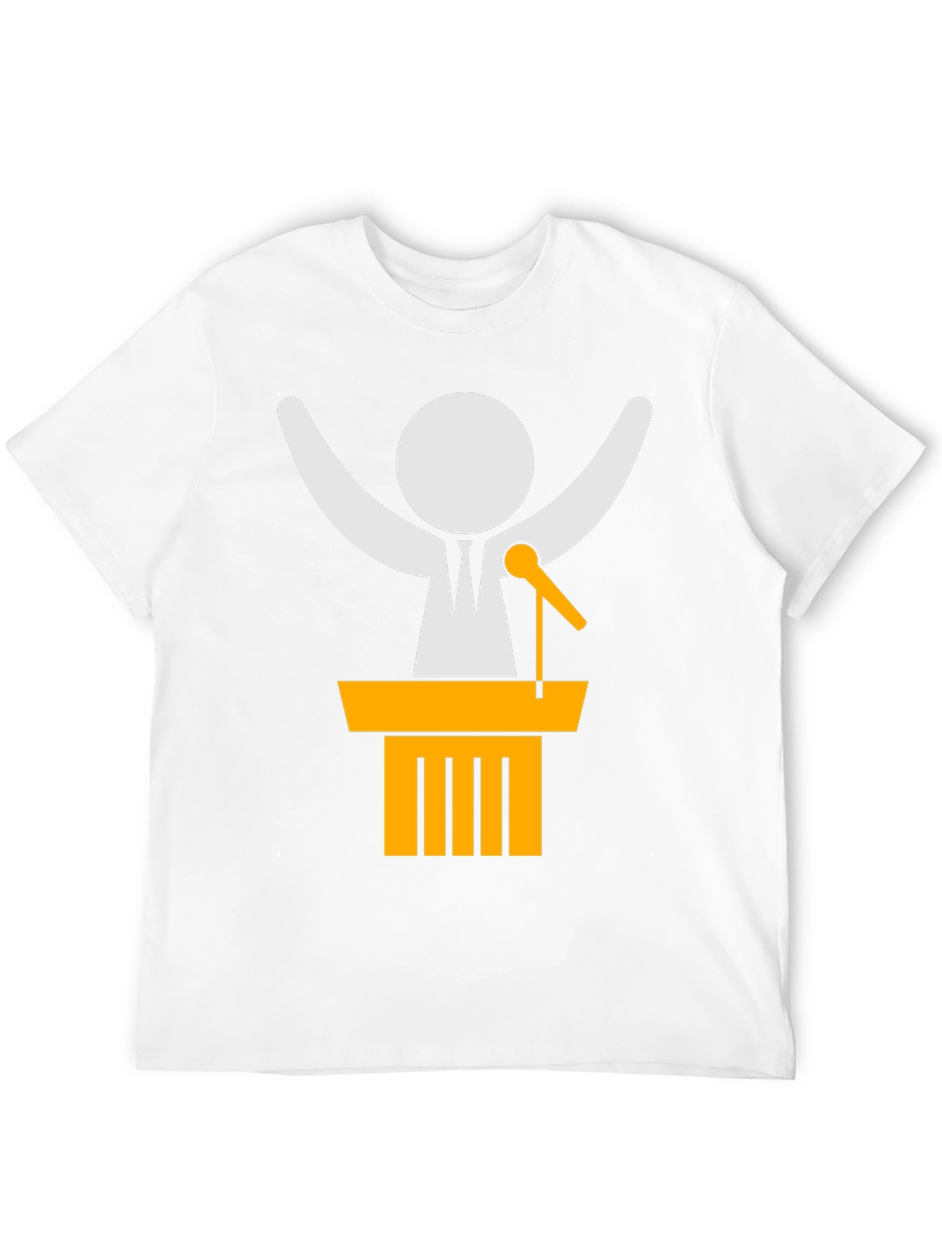 Speaker Icon Black T-Shirt