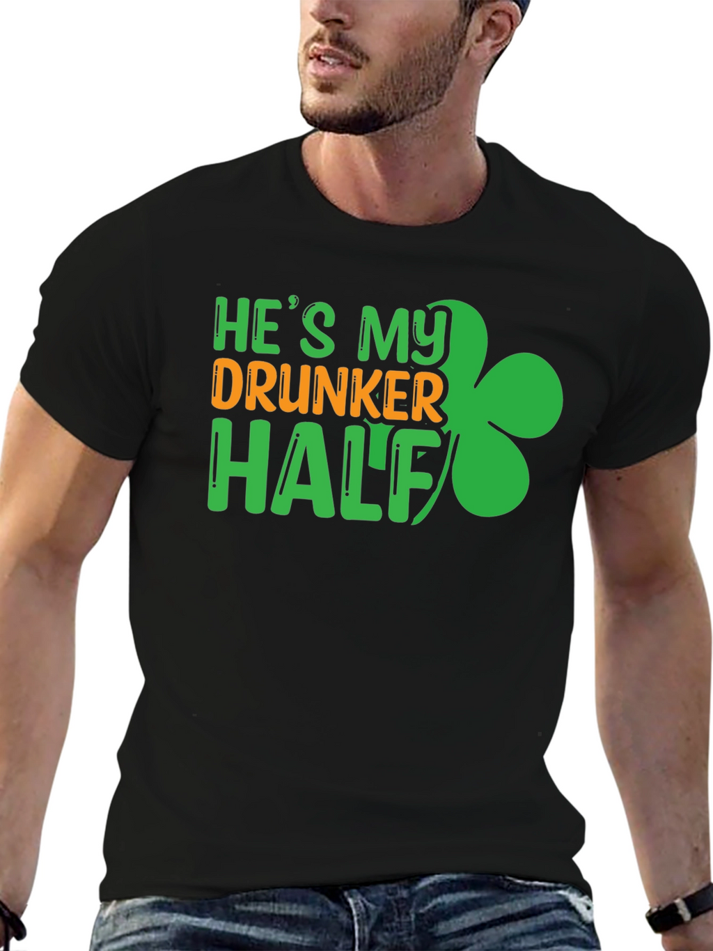Hes My Drunker Half St. Patricks Day Graphic Tee