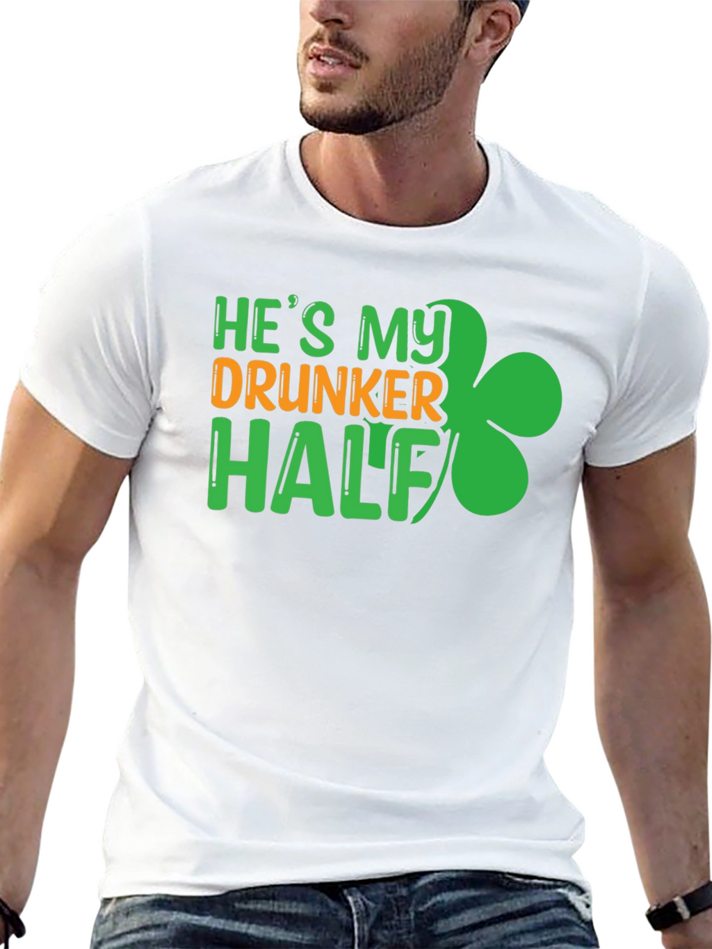Hes My Drunker Half St. Patricks Day Graphic Tee