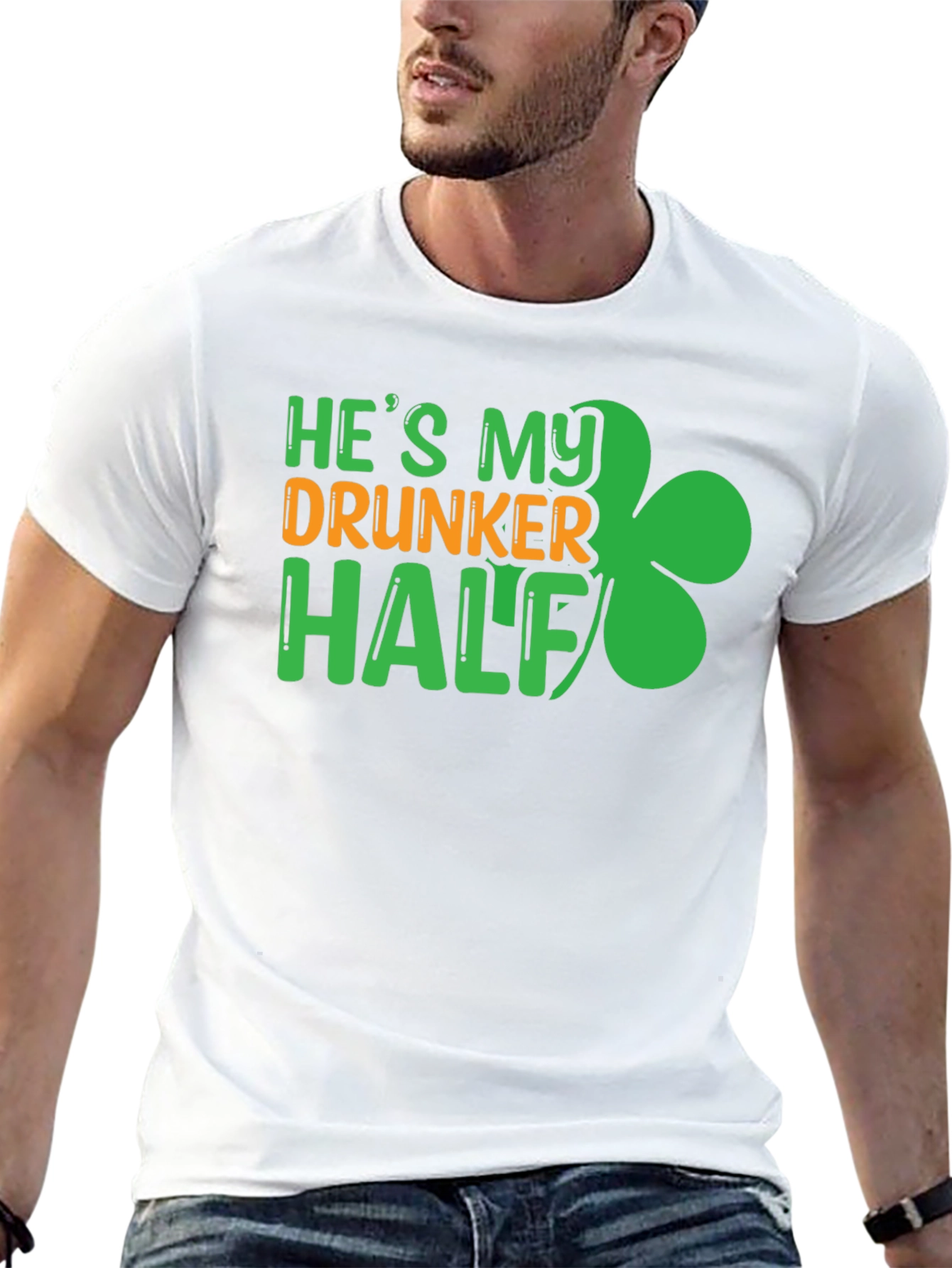 Hes My Drunker Half St. Patricks Day Graphic Tee