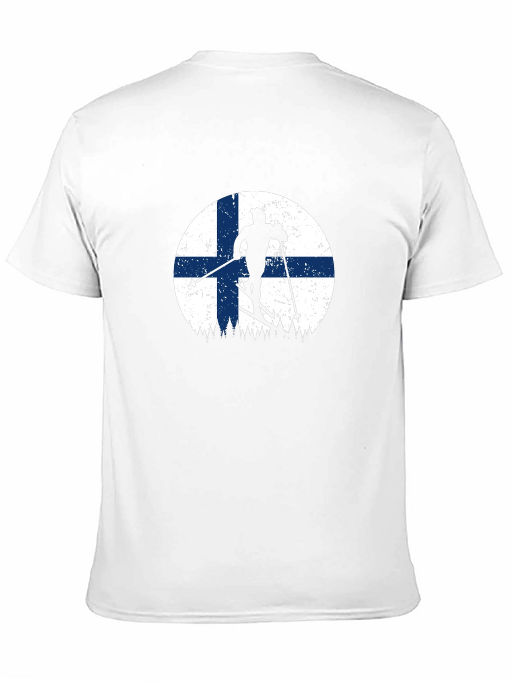 Finland Skiing Silhouette T-Shirt