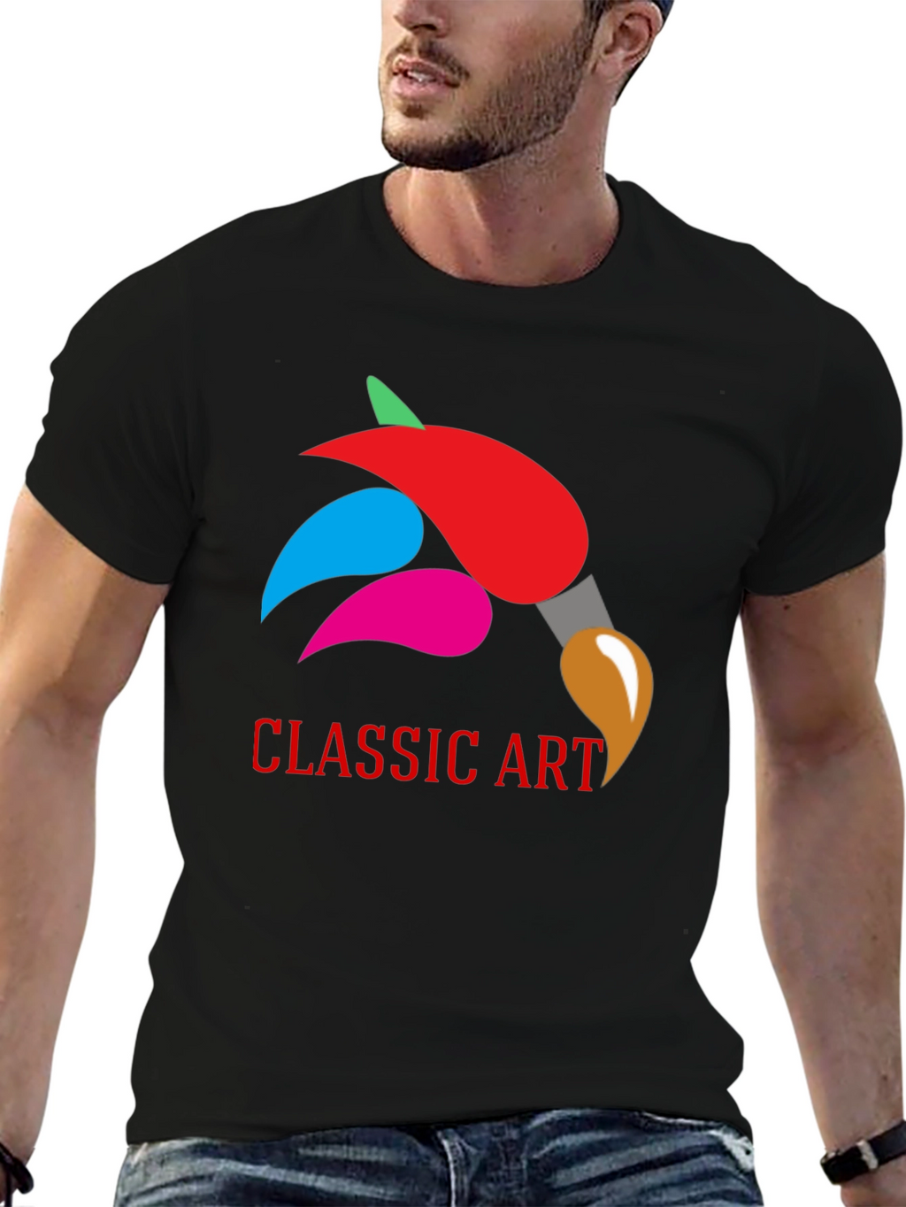 Classic Art Brush T-Shirt