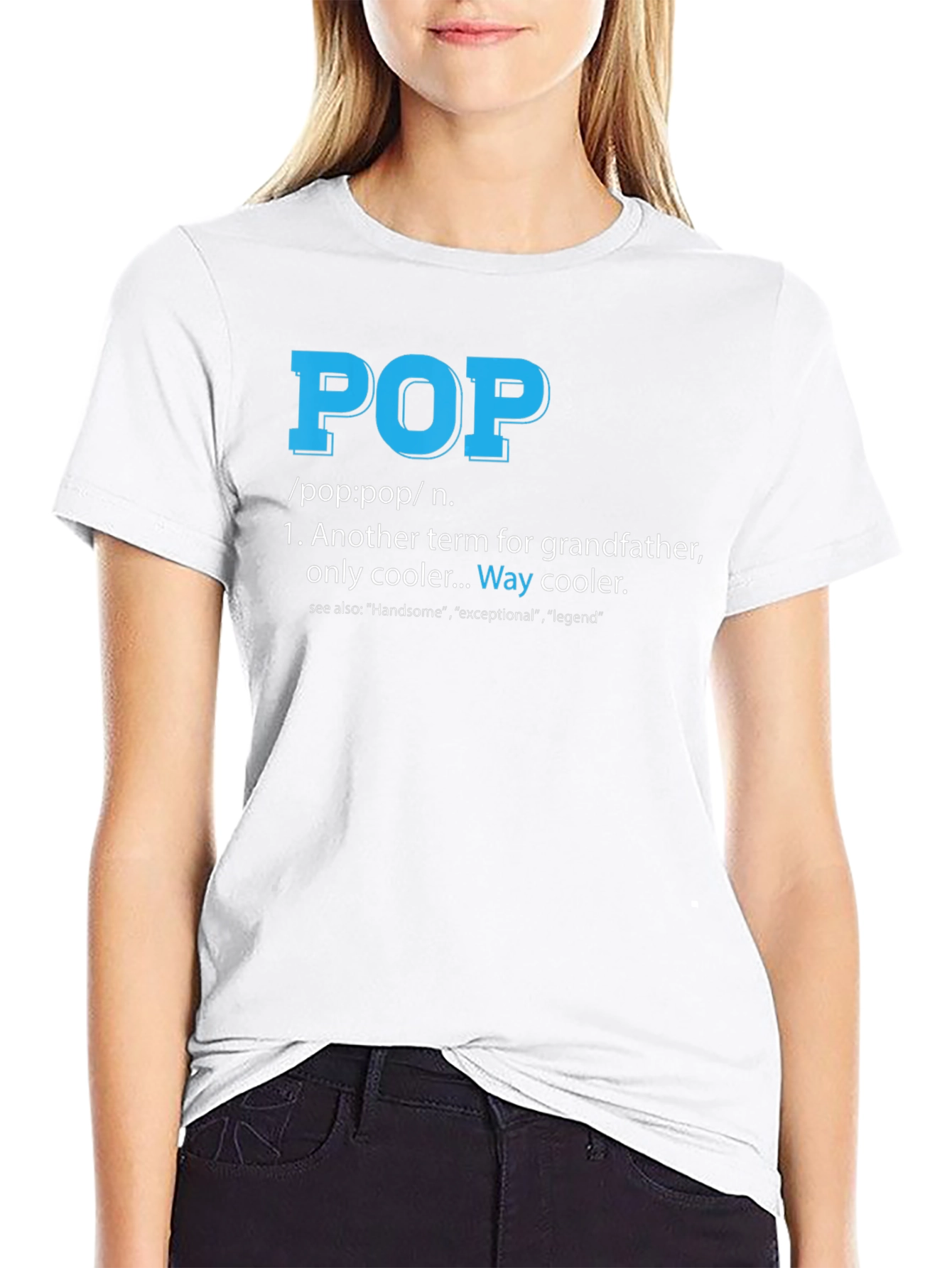 Cool Pop Definition T-Shirt for Grandfathers
