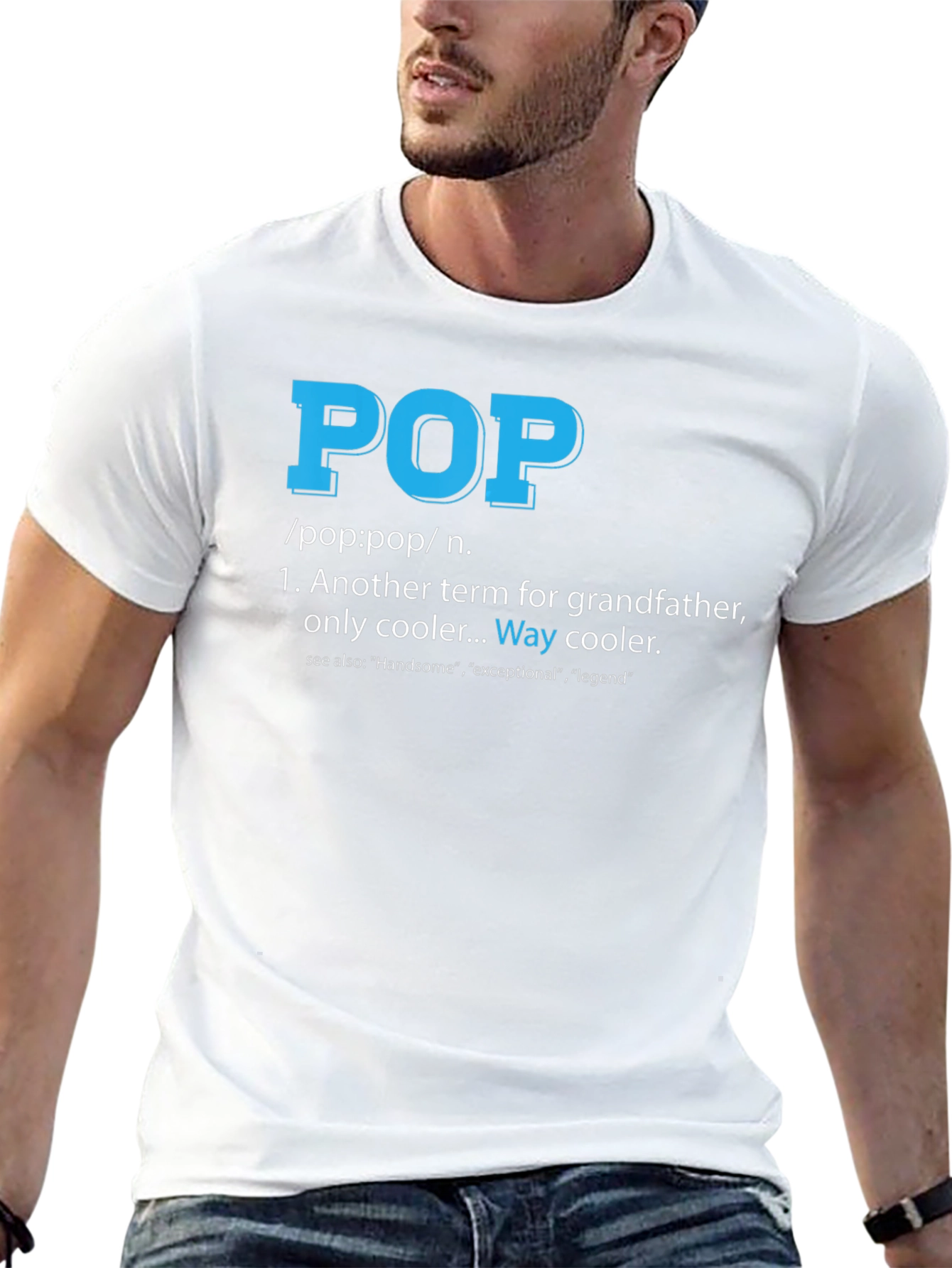 Cool Pop Definition T-Shirt for Grandfathers