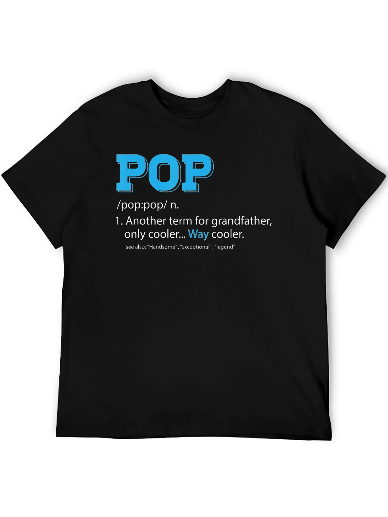 Cool Pop Definition T-Shirt for Grandfathers