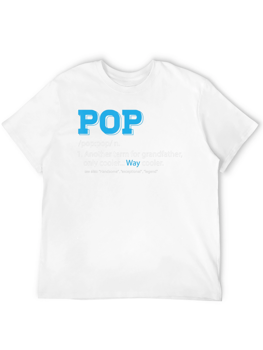 Cool Pop Definition T-Shirt for Grandfathers