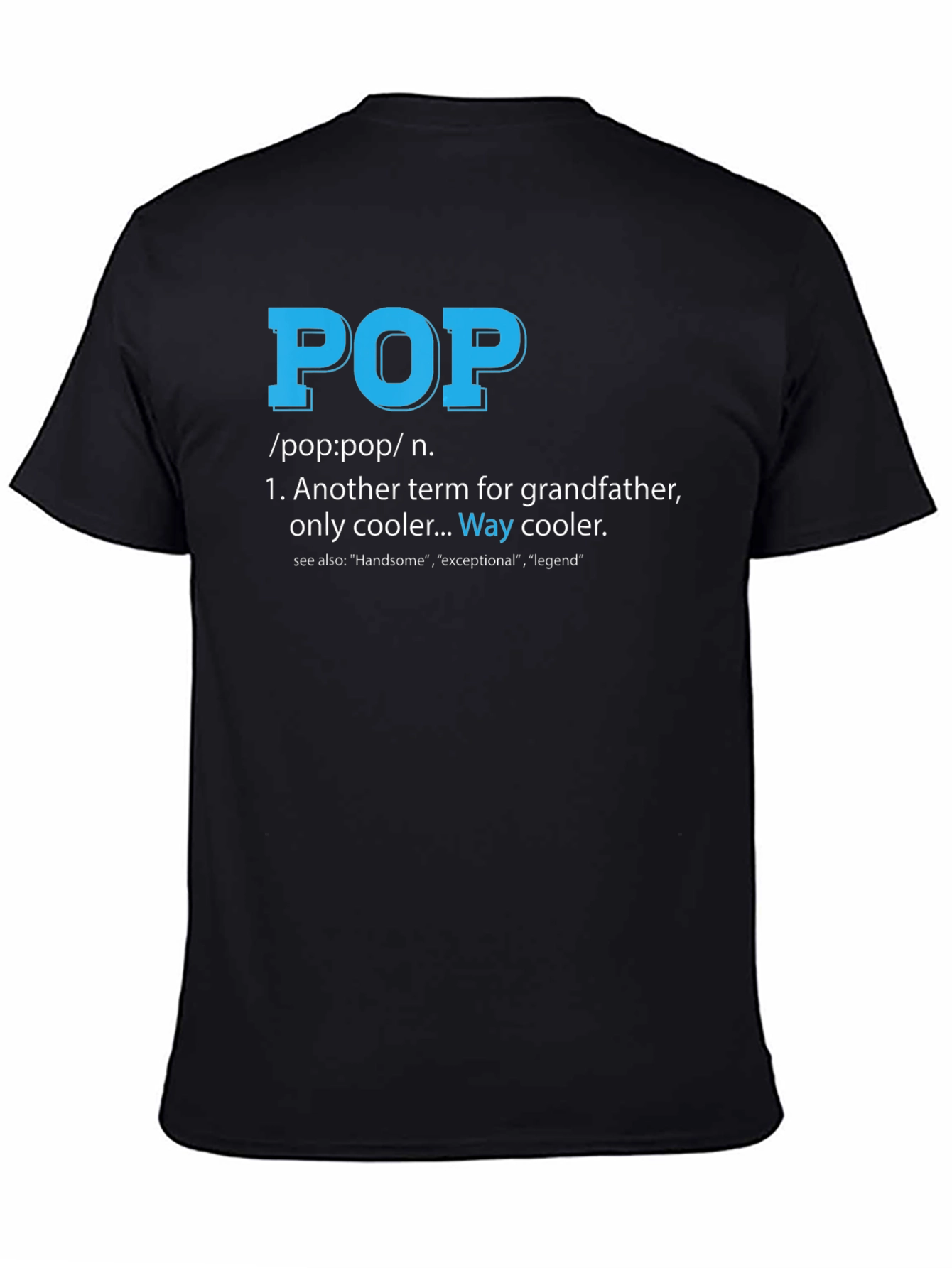 Cool Pop Definition T-Shirt for Grandfathers