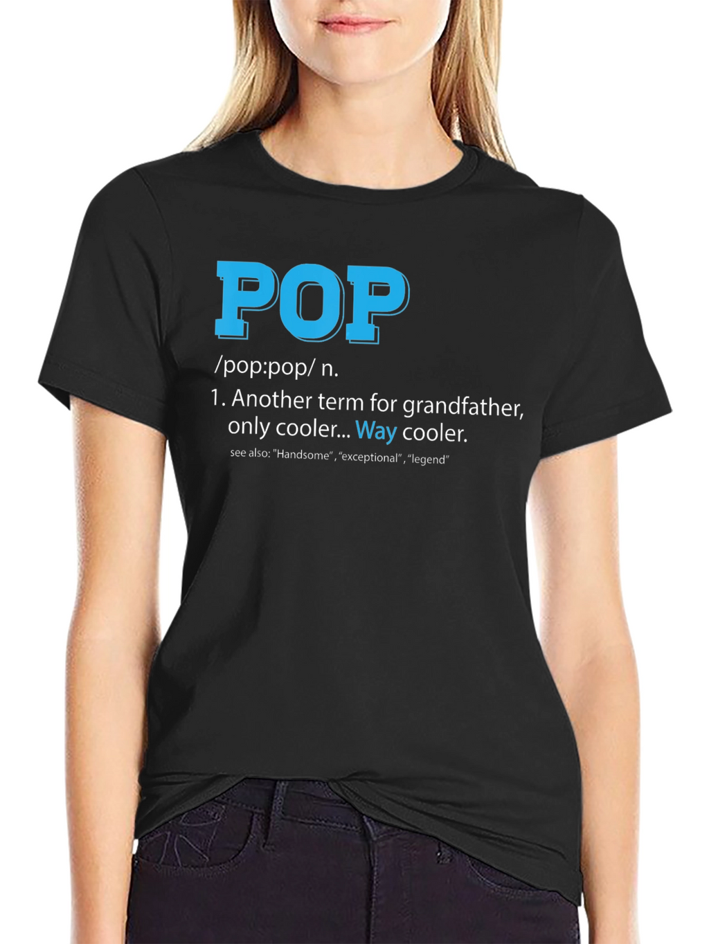 Cool Pop Definition T-Shirt for Grandfathers