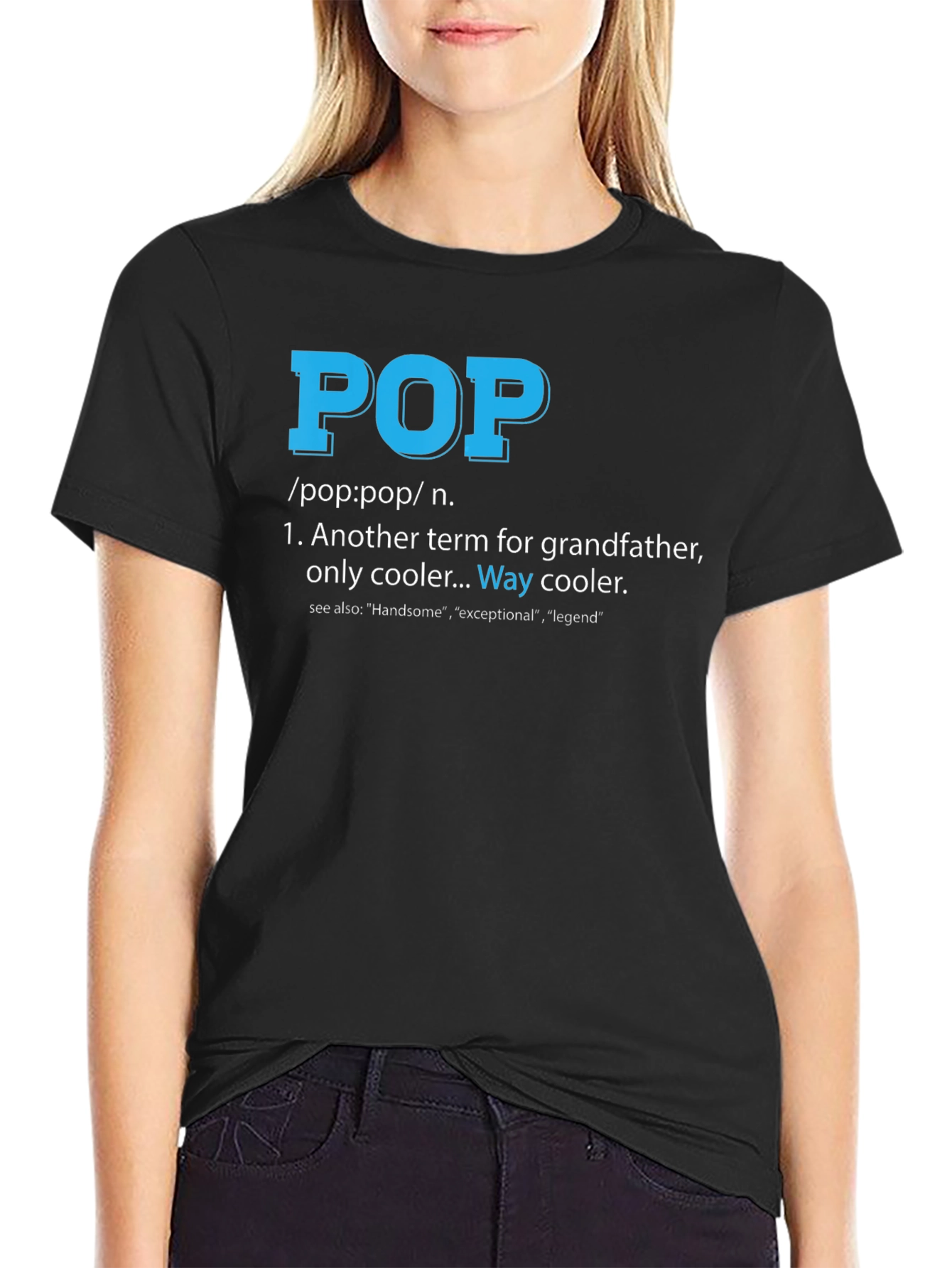 Cool Pop Definition T-Shirt for Grandfathers