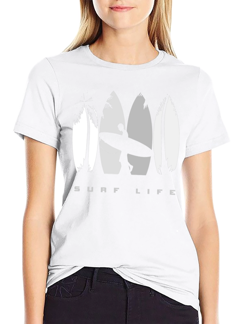 Surf Life Graphic Tee - Black