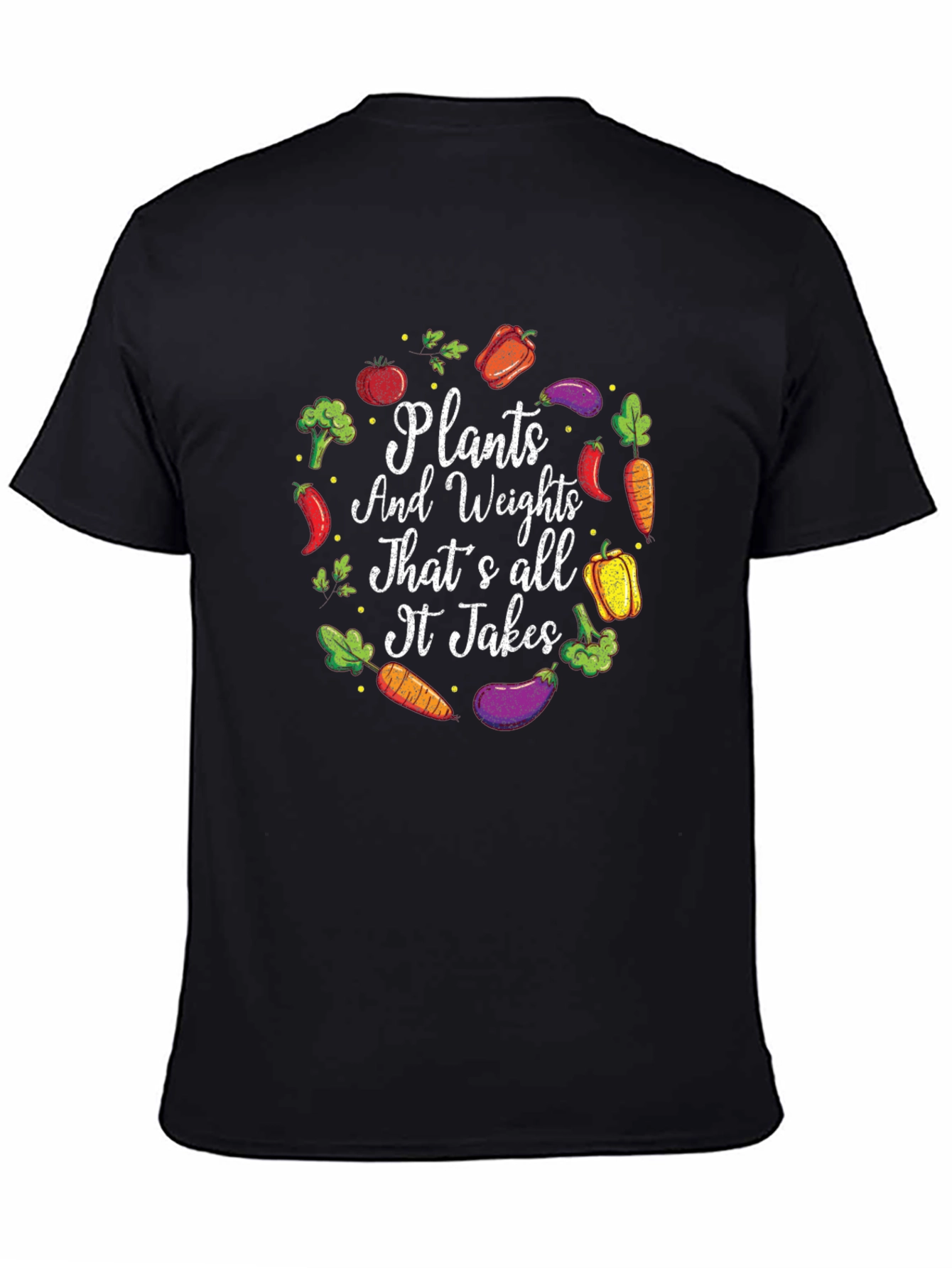 Plants and Weights Graphic T-Shirt