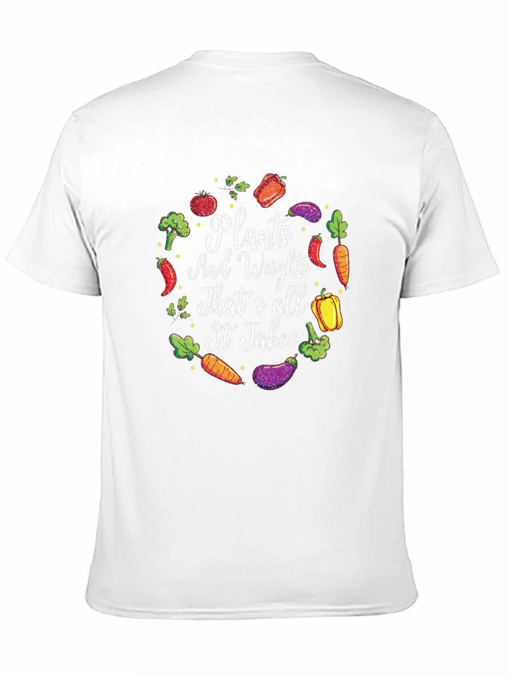 Plants and Weights Graphic T-Shirt