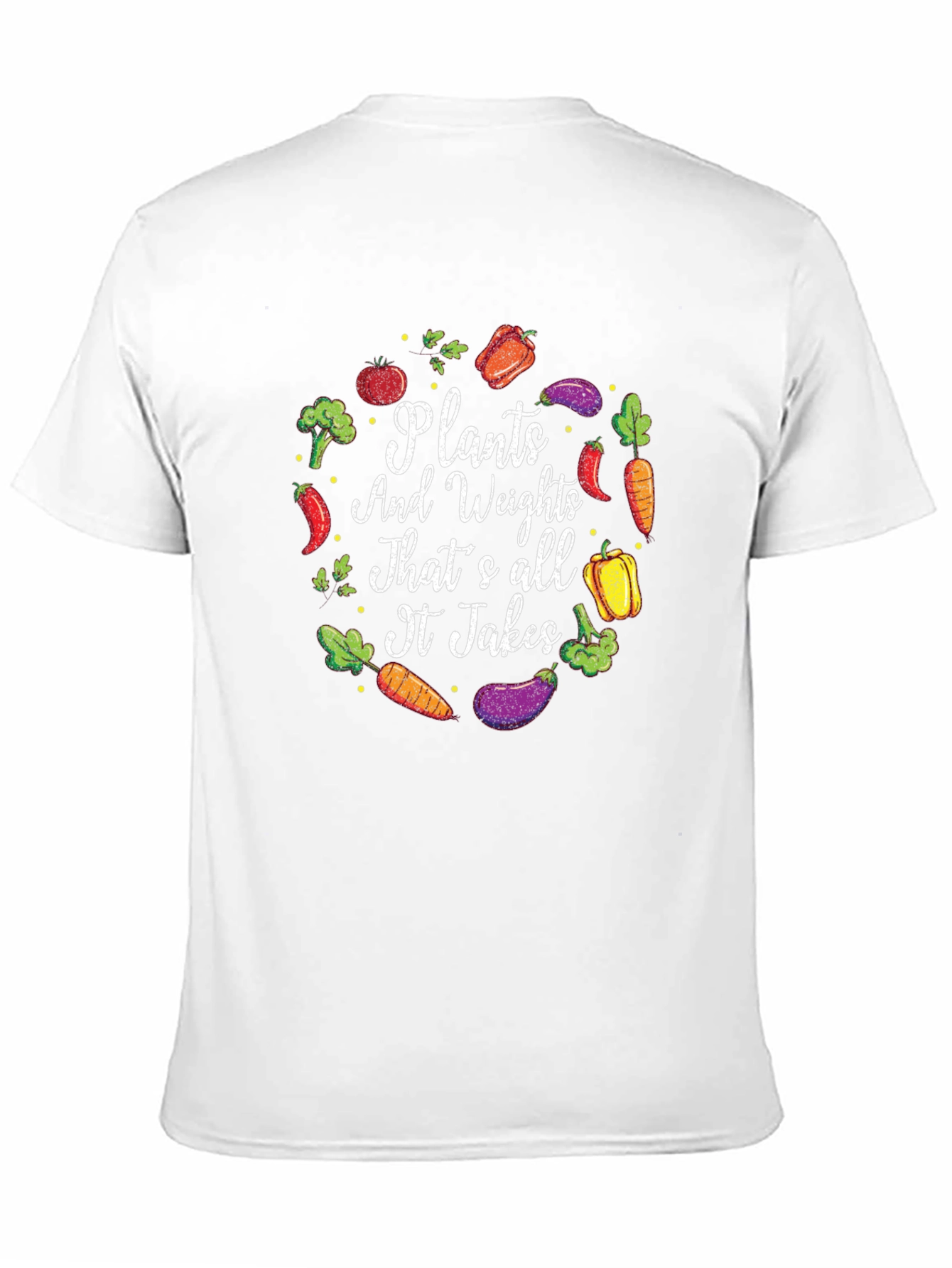 Plants and Weights Graphic T-Shirt