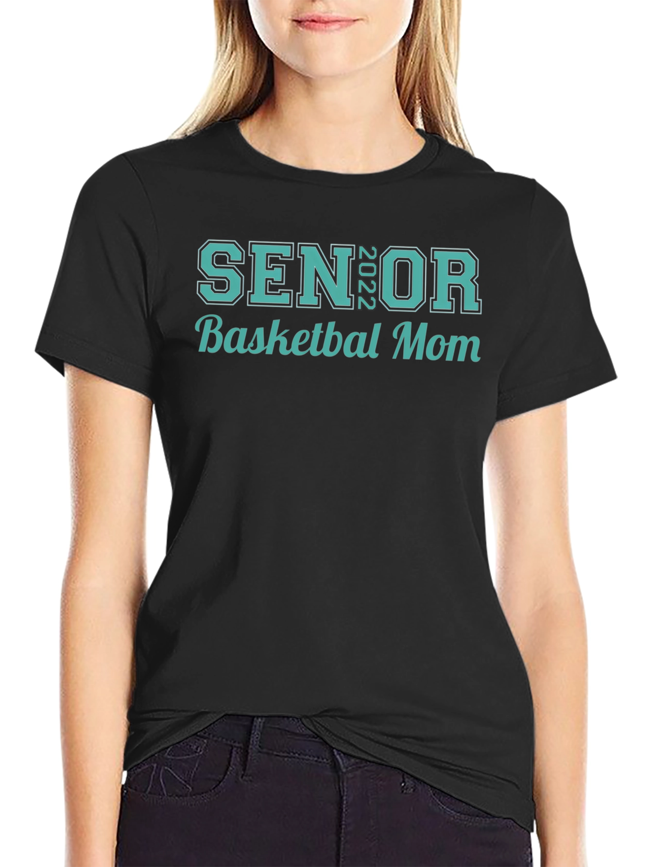 Senior 2022 Basketball Mom Tee