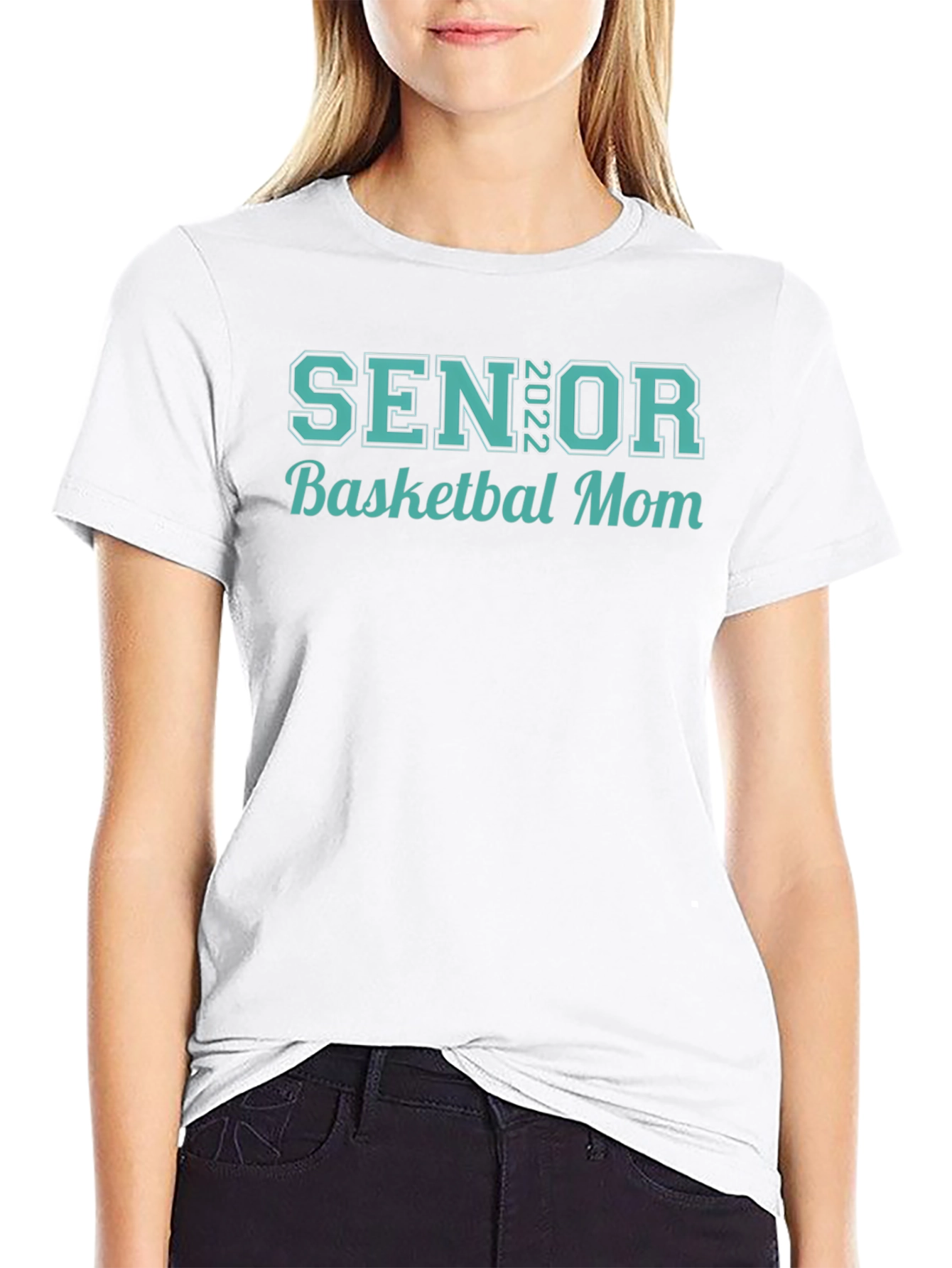 Senior 2022 Basketball Mom Tee