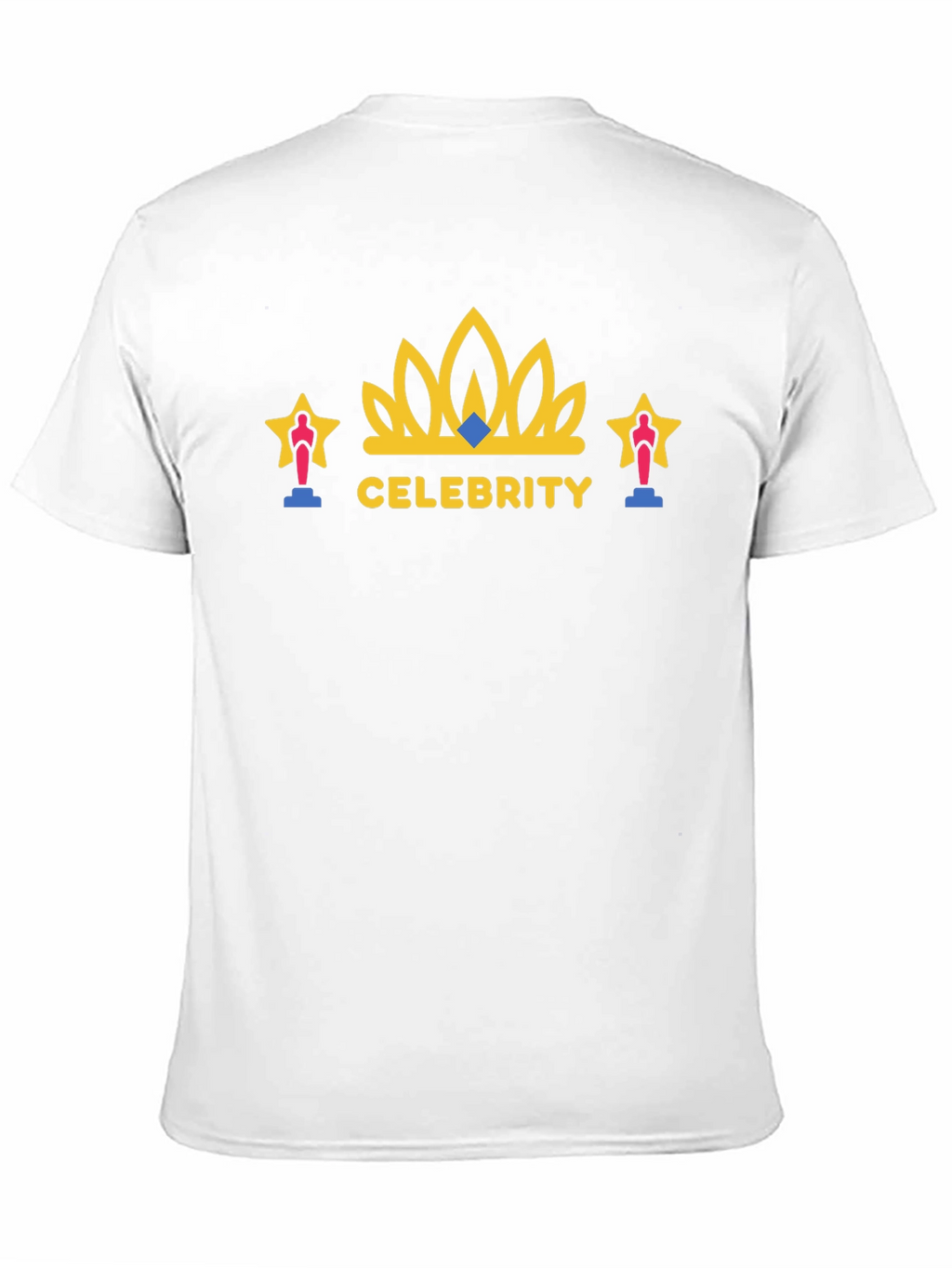 Celebrity Graphic T-Shirt - Black Crew Neck Tee