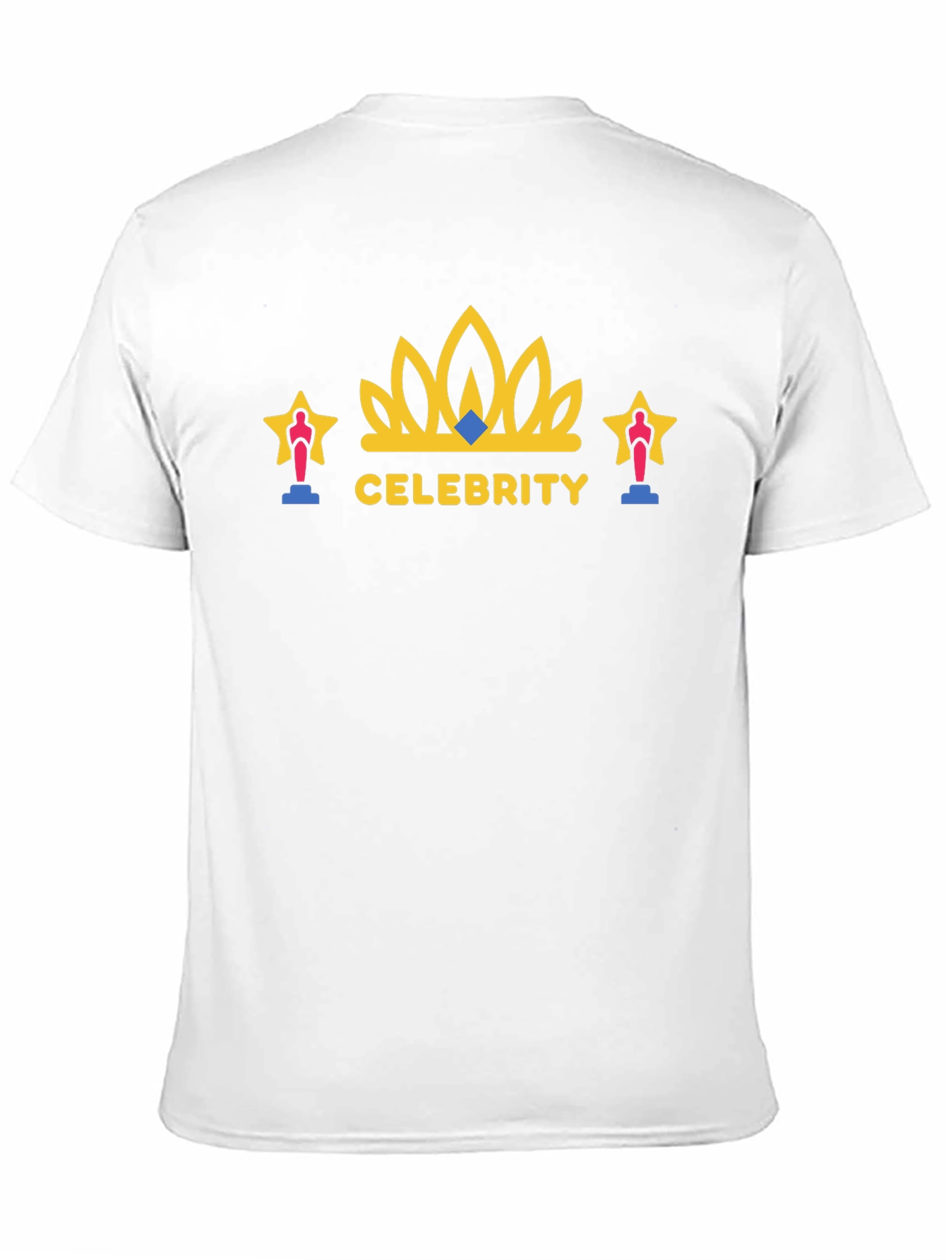 Celebrity Graphic T-Shirt - Black Crew Neck Tee